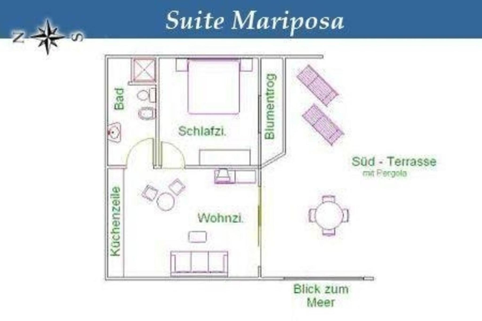 Hochwertig Ausgestattete Ferienwohnung Mariposa