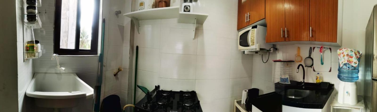 PÉ NA AREIA Aptº 112 - COND VILLAGE DOS CAVALEIROS