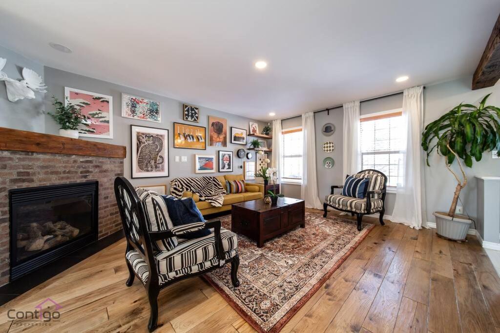 Stylish Euro Vibes Home, Small Gym, AC, Yard, Office