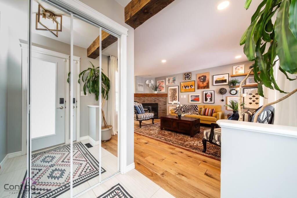 Stylish Euro Vibes Home, Small Gym, AC, Yard, Office