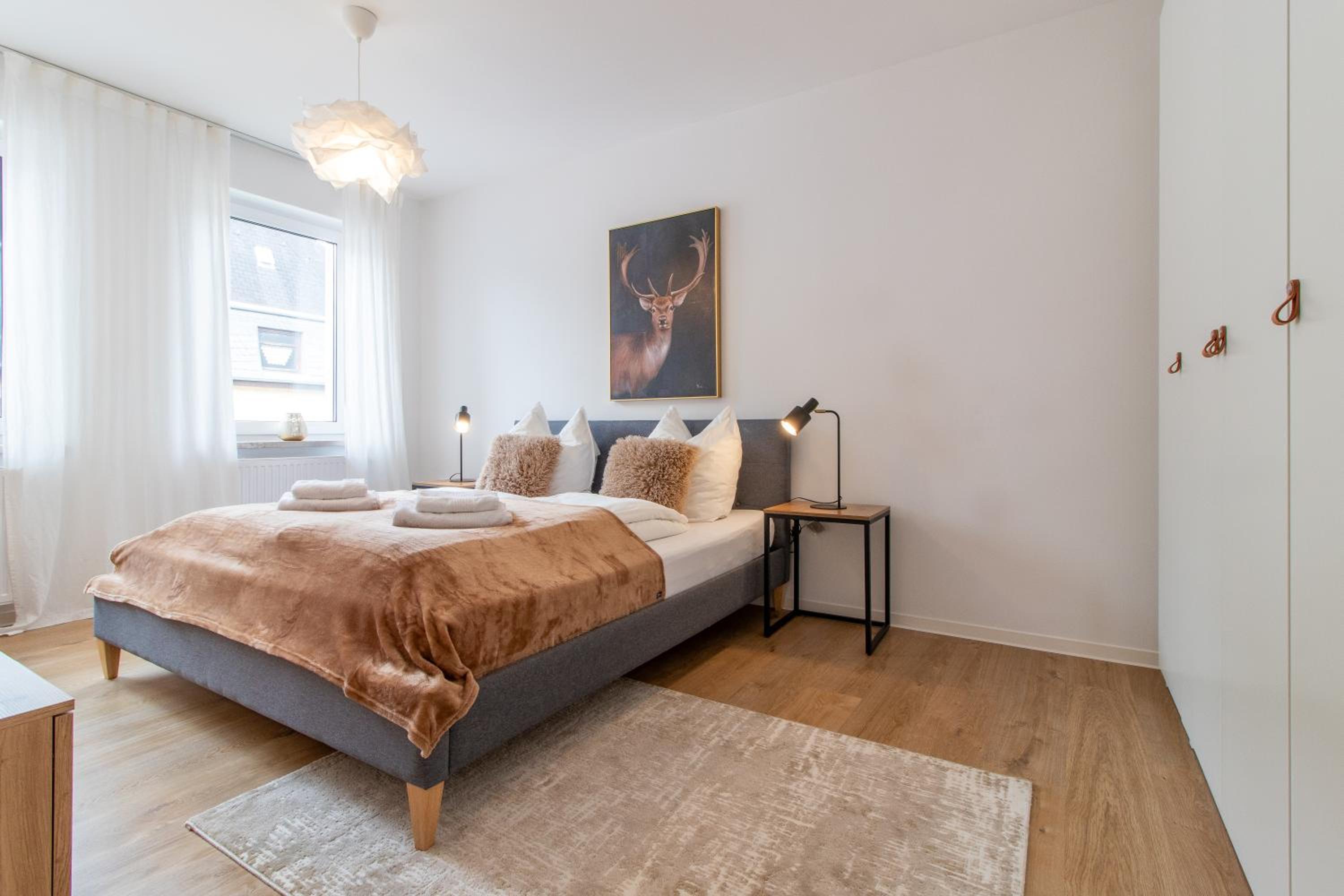 Stilvolles City-Apartment I WLAN l Küche I Zentral I 8P