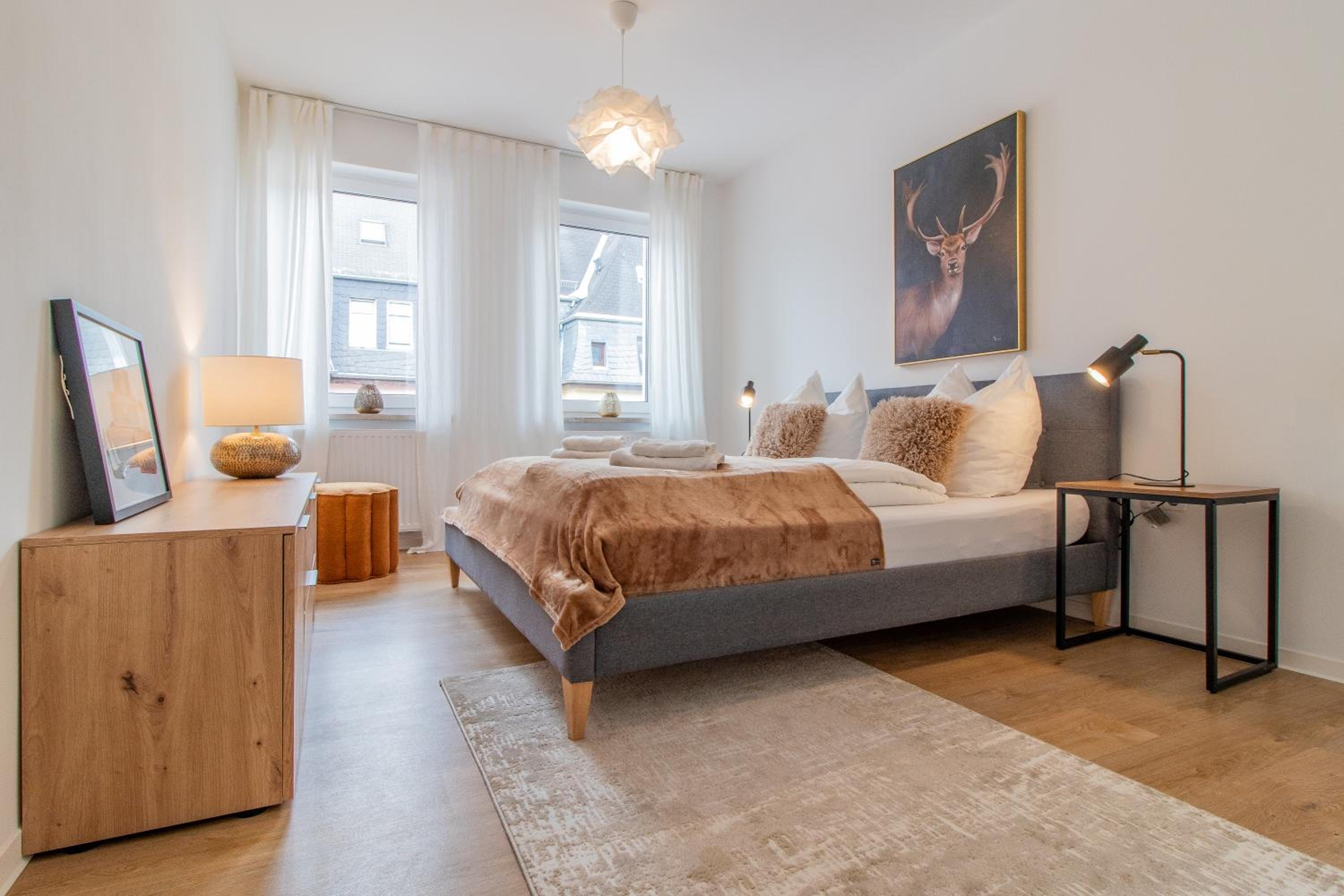 Stilvolles City-Apartment I WLAN l Küche I Zentral I 8P