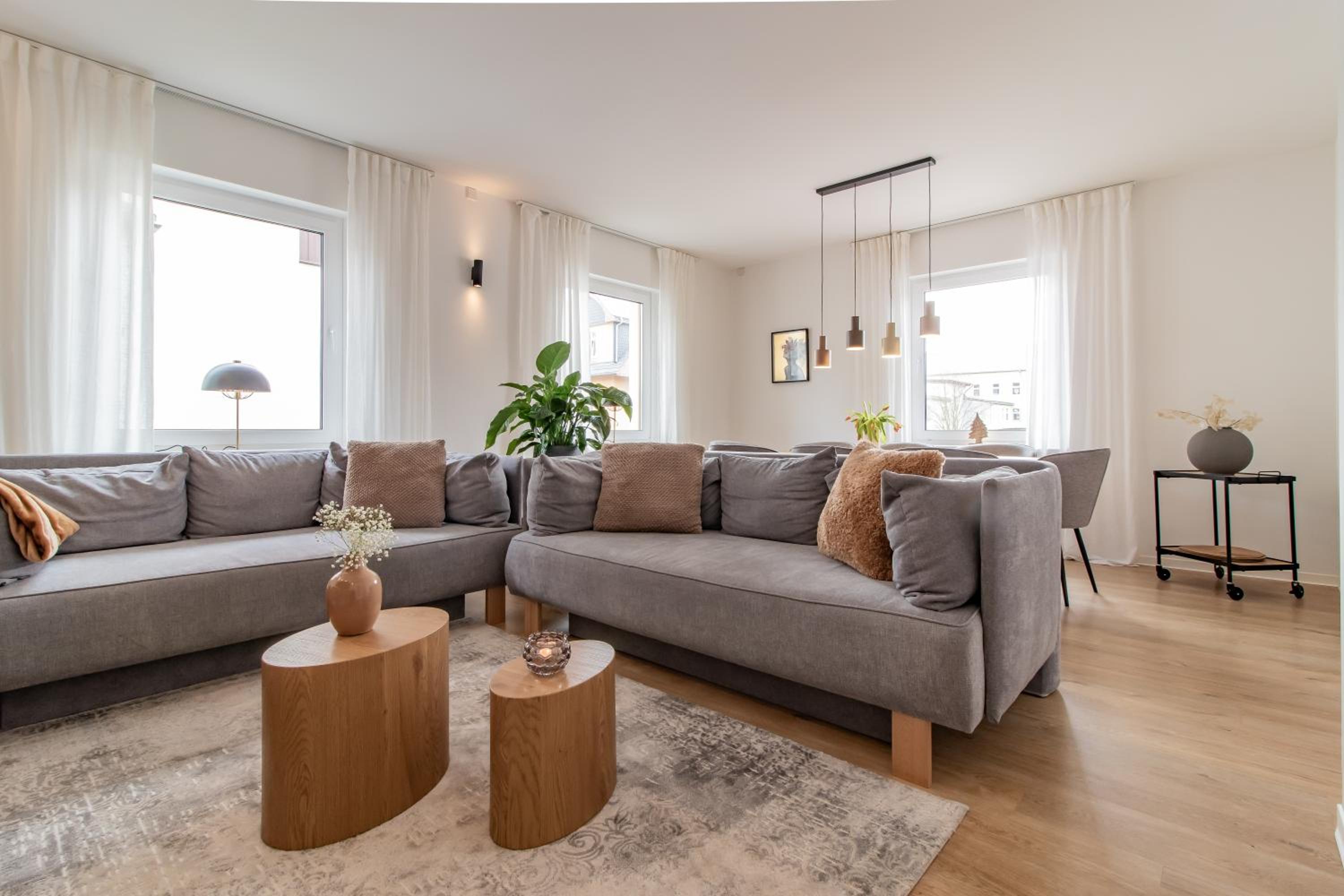 Stilvolles City-Apartment I WLAN l Küche I Zentral I 8P