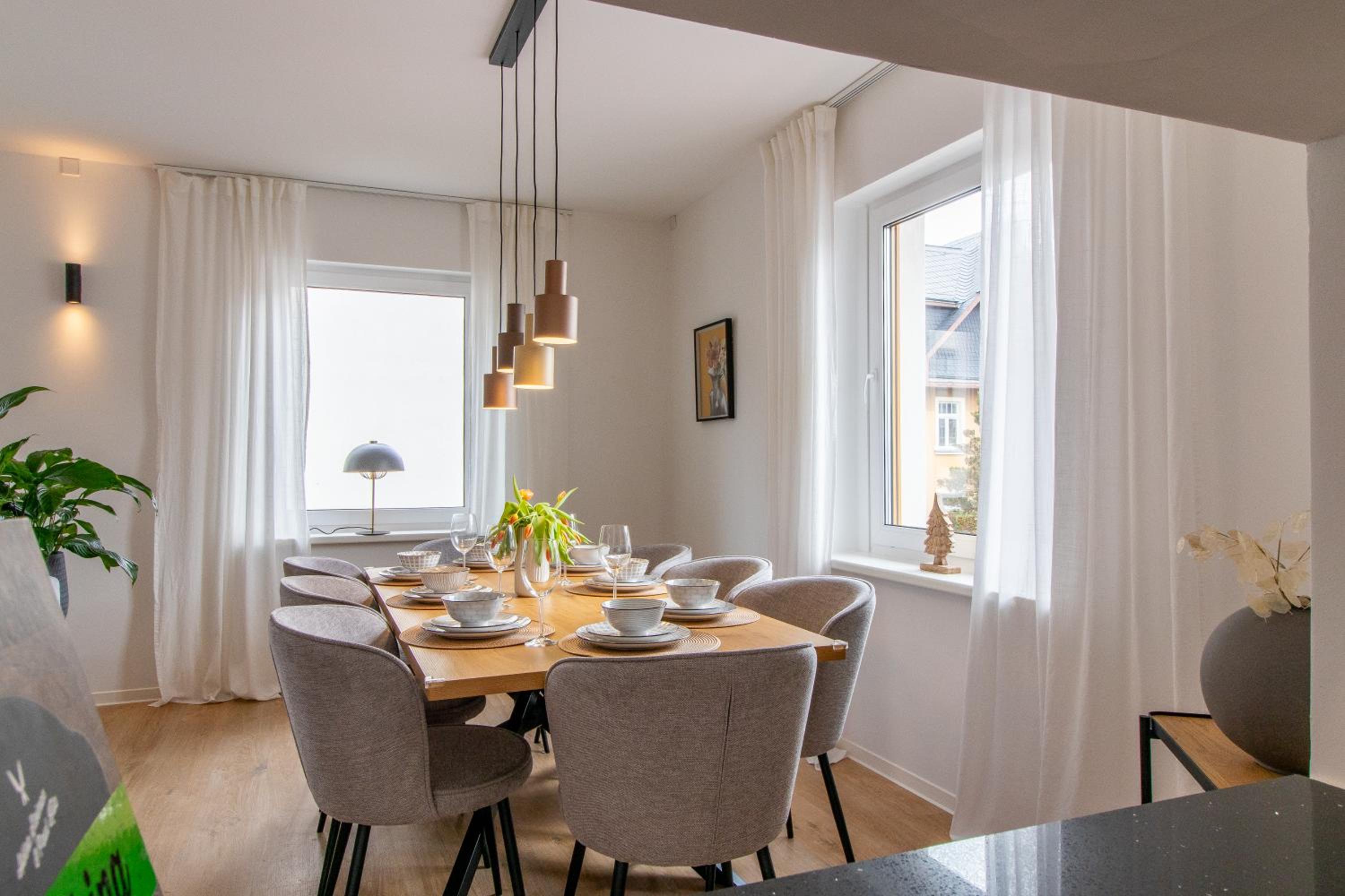 Stilvolles City-Apartment I WLAN l Küche I Zentral I 8P