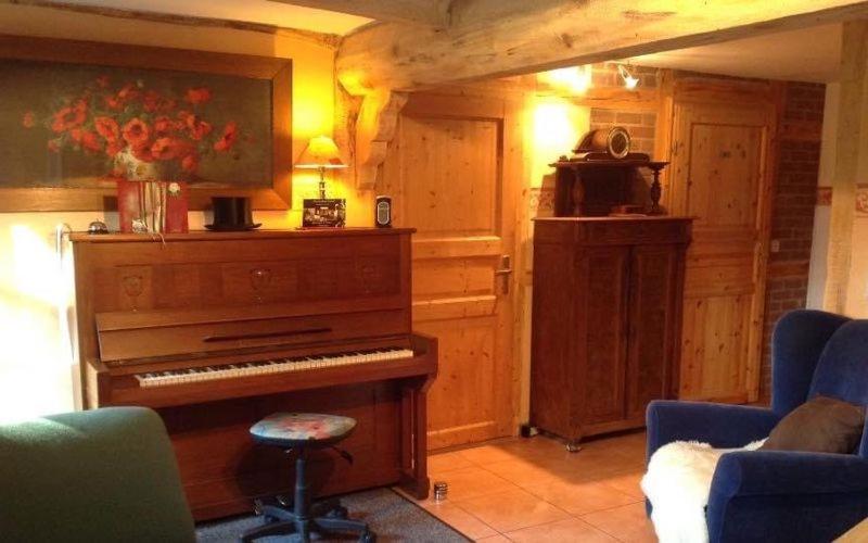 Altes Landhaus Oste, Klavier Appartement, 2 Zimmer mit Kamin