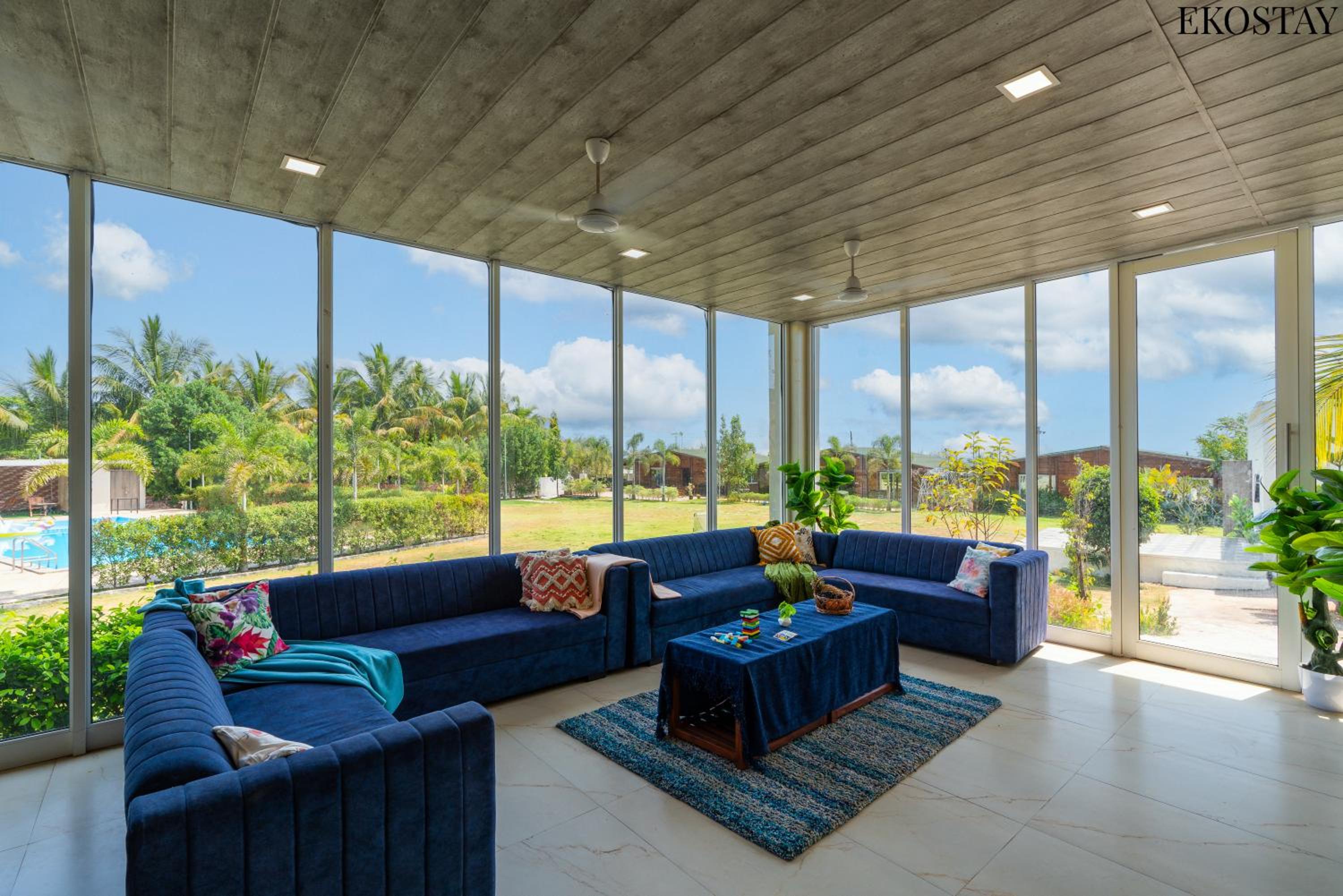 EKOSTAY Luxe - Woodstock Villa I 2 Acre Property I Cricket Turf I Party Friendly view 4