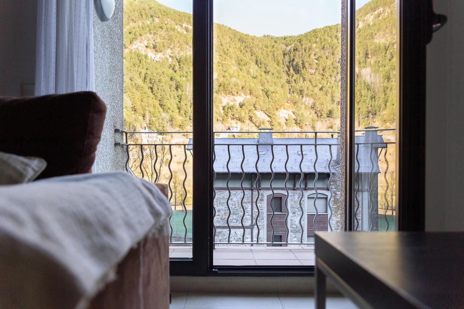 Gran Balcón con Vistas I Amplio 3 Hab cerca Ordino I AndBnB