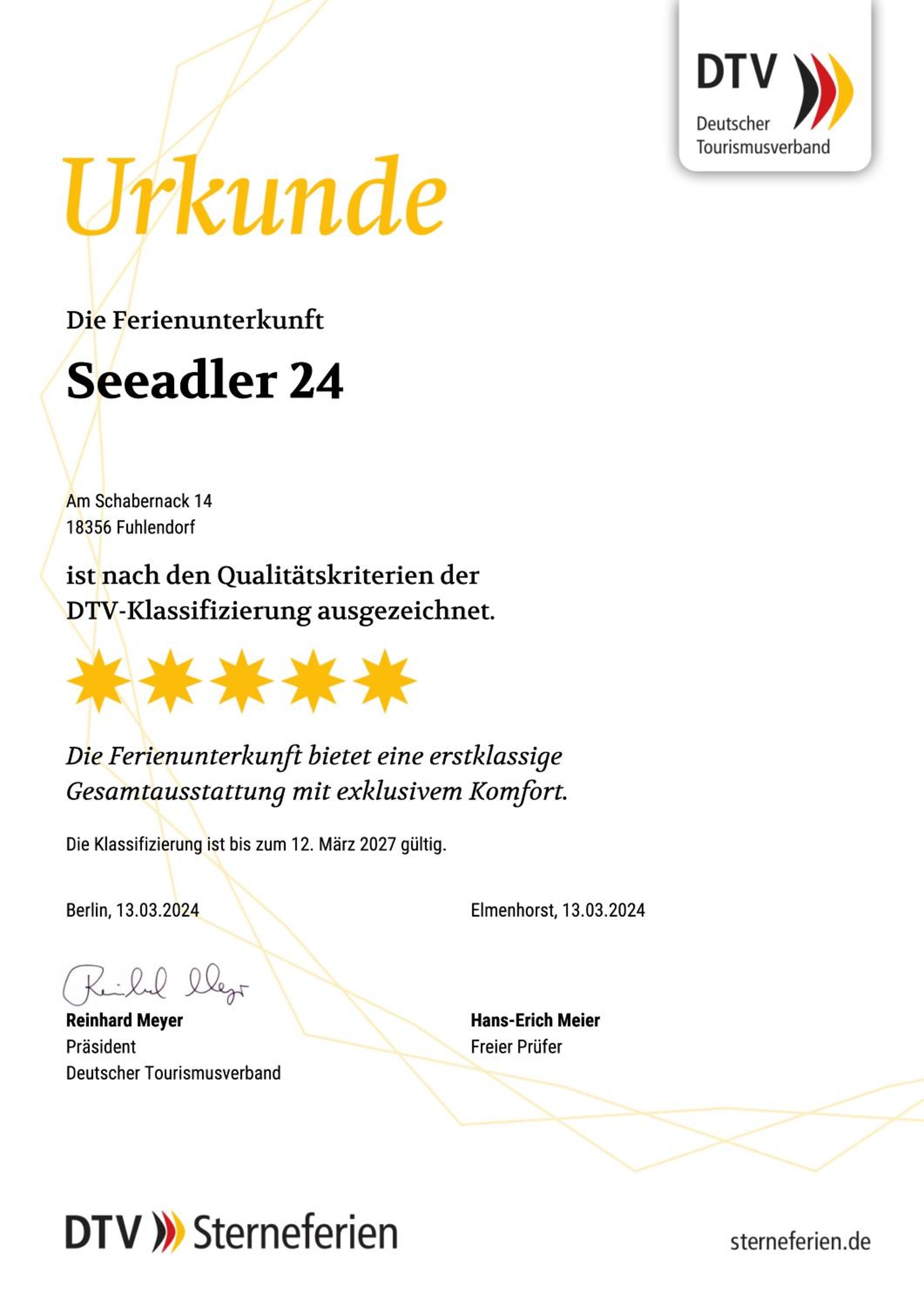 Ferienhaus Seeadler 24