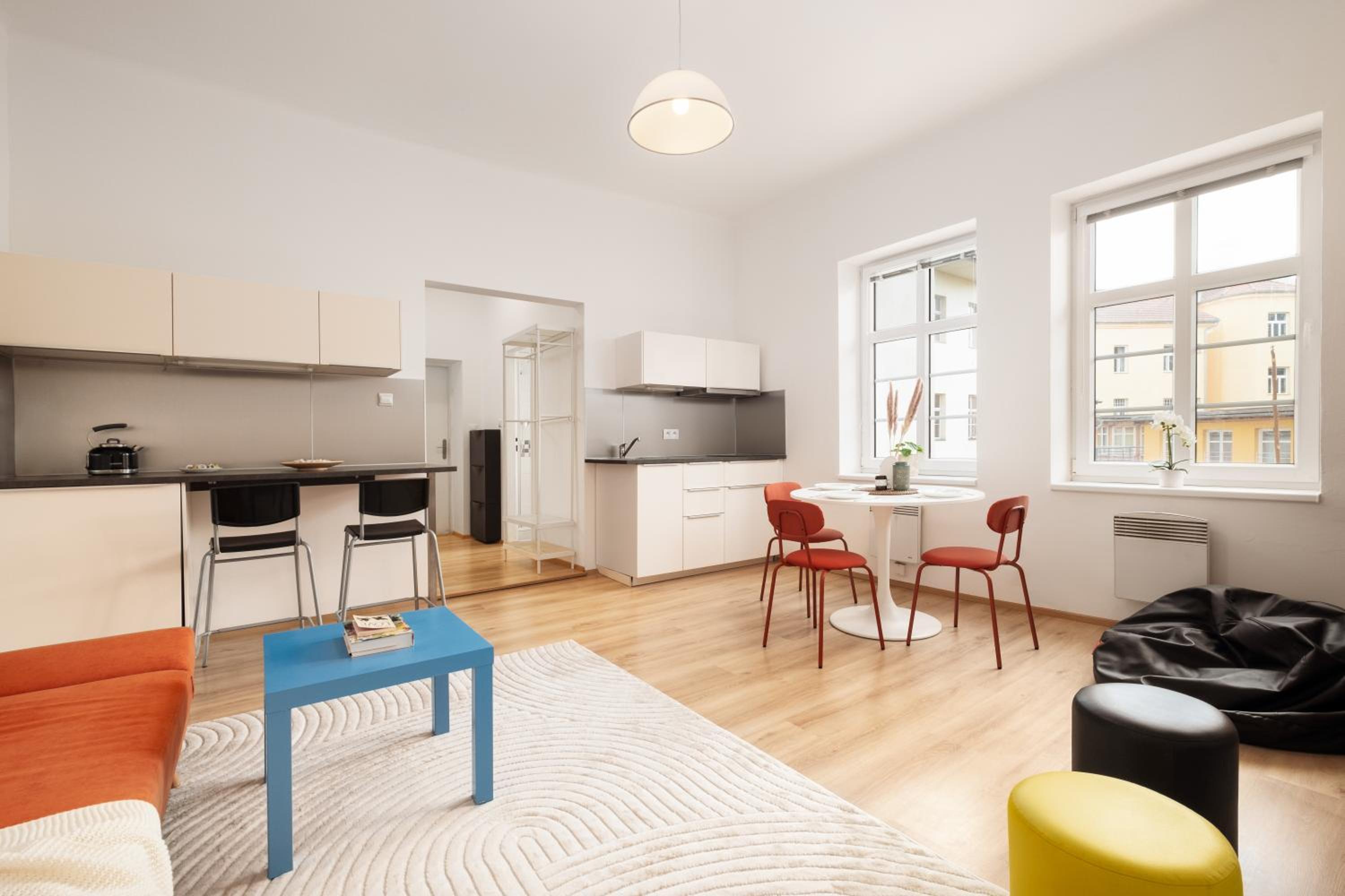 Playful studio in Žižkov by Prague Days