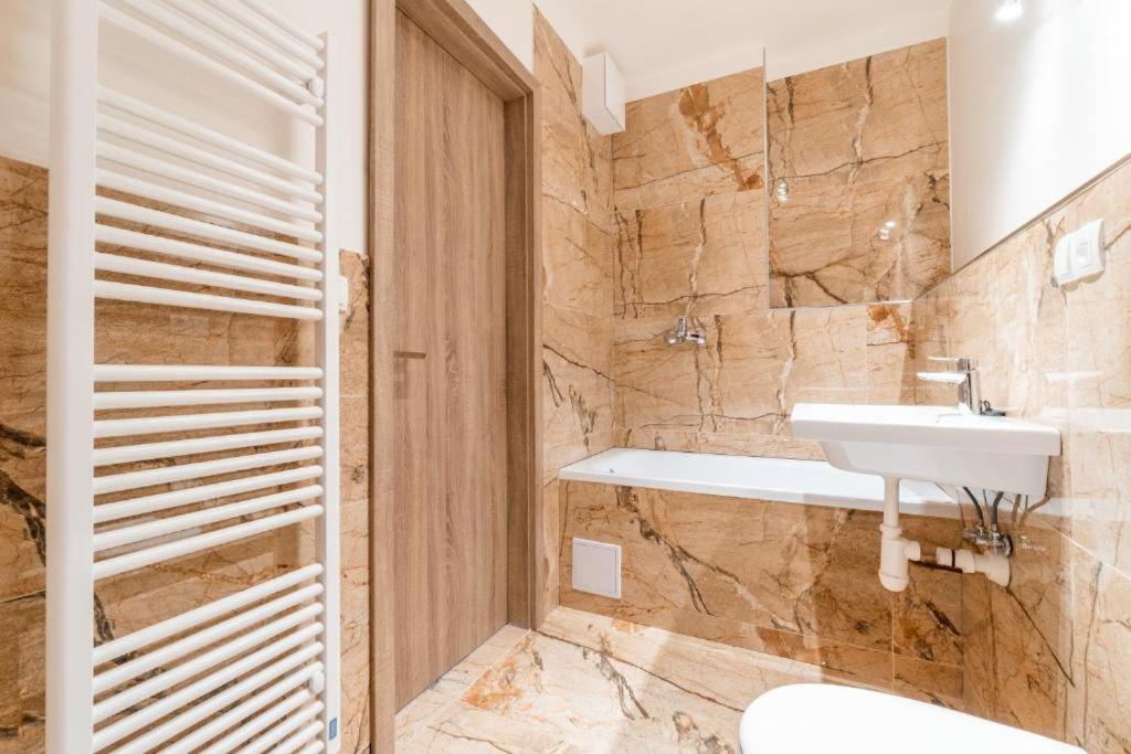 Brand new studio apartment #24 in Elite residence with free secure parking in the center