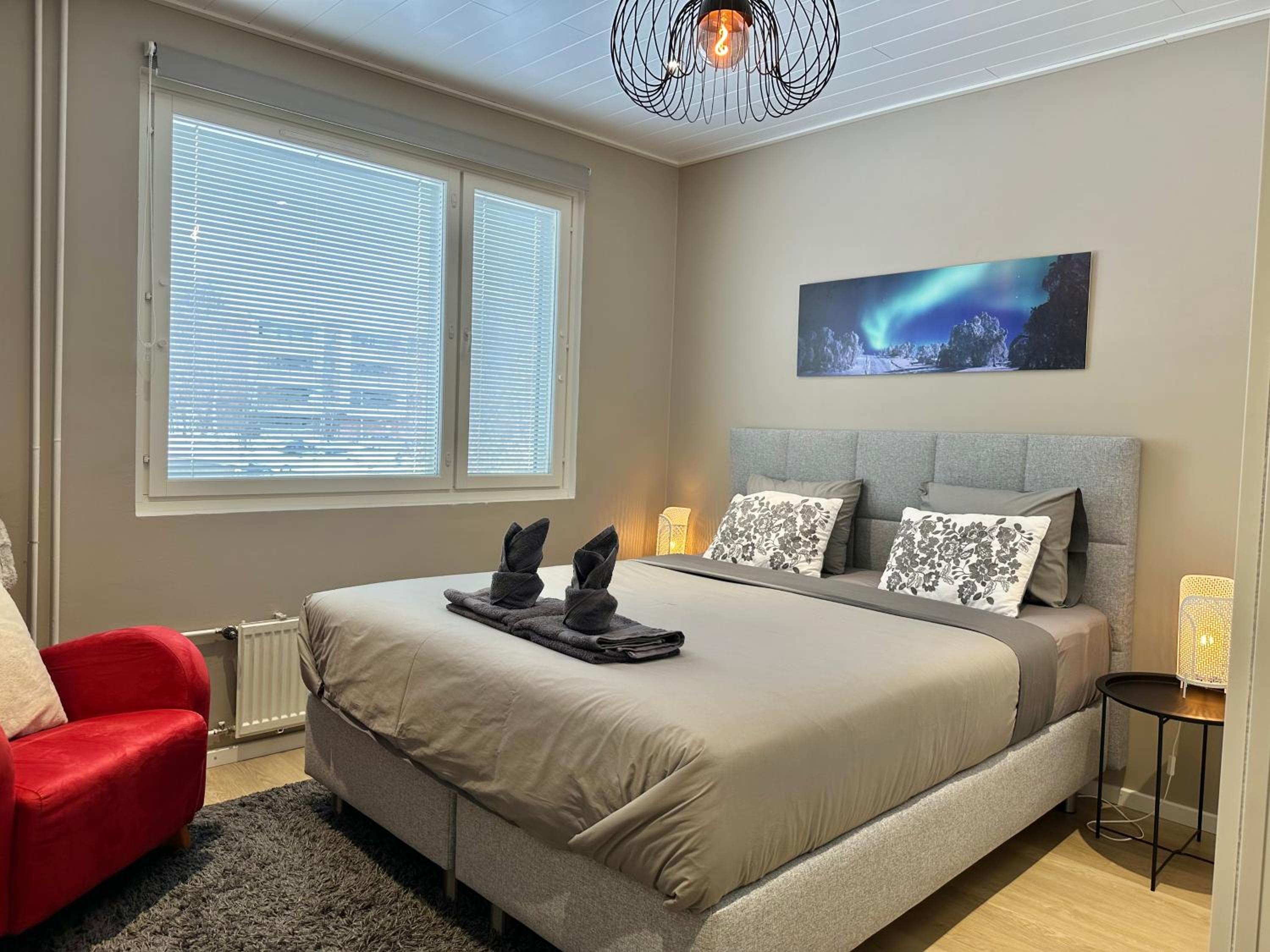 Elegant apartment with Sauna in the center