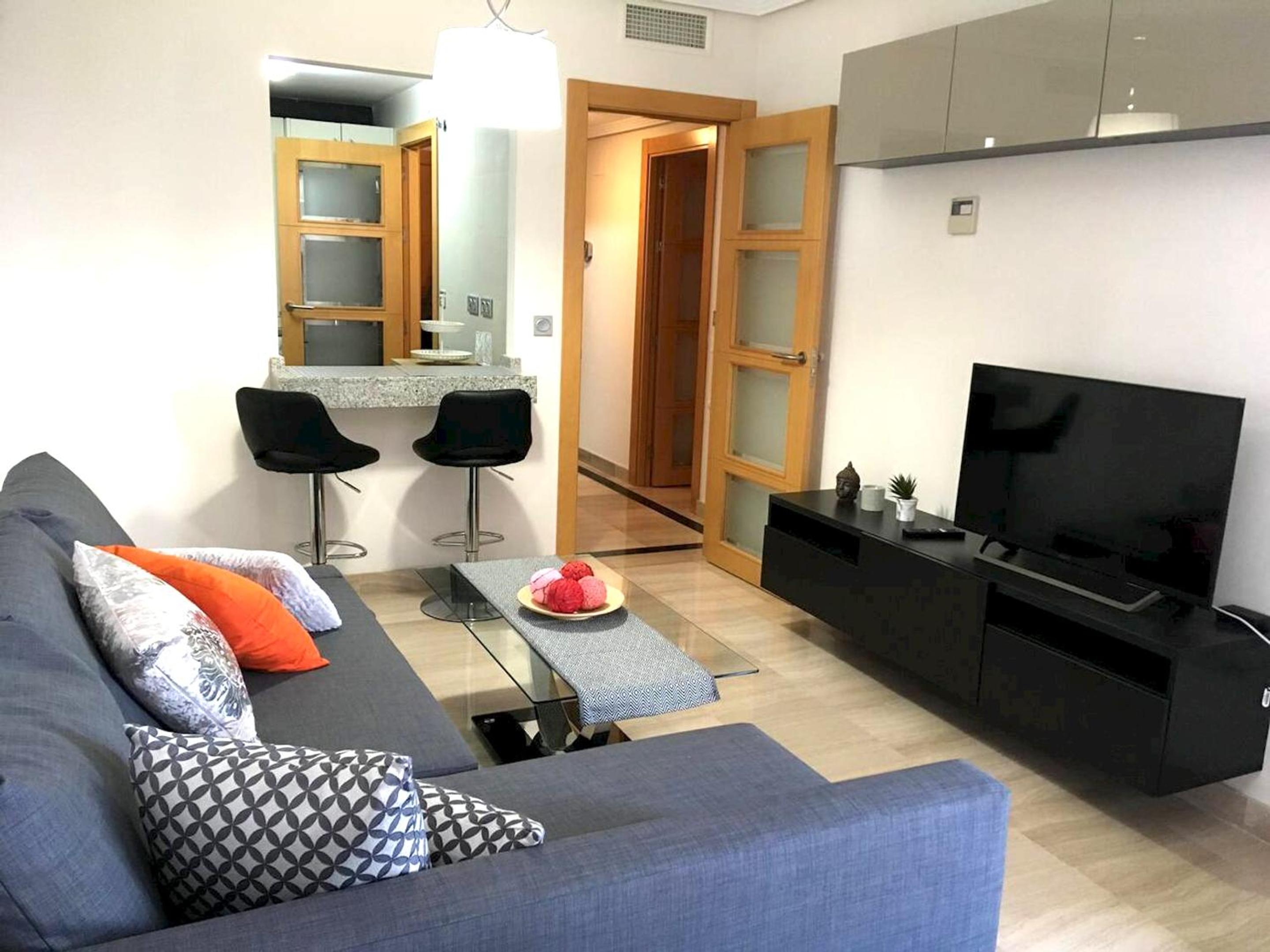 Comfortable apartment in the centre of Malaga 60 m² parking