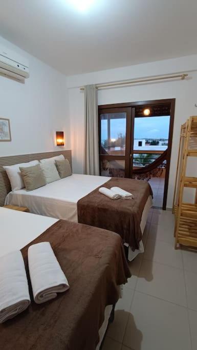 Flat Malua - Apartamento Pé Na Areia Com Vista Mar Taíba-CE