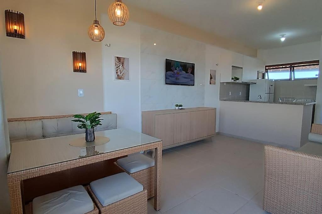 Flat Malua - Apartamento Pé Na Areia Com Vista Mar Taíba-CE