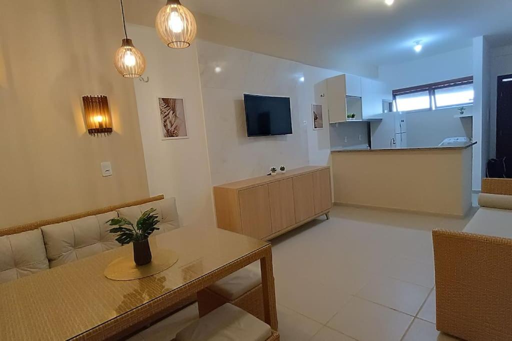 Flat Malua - Apartamento Pé Na Areia Com Vista Mar Taíba-CE