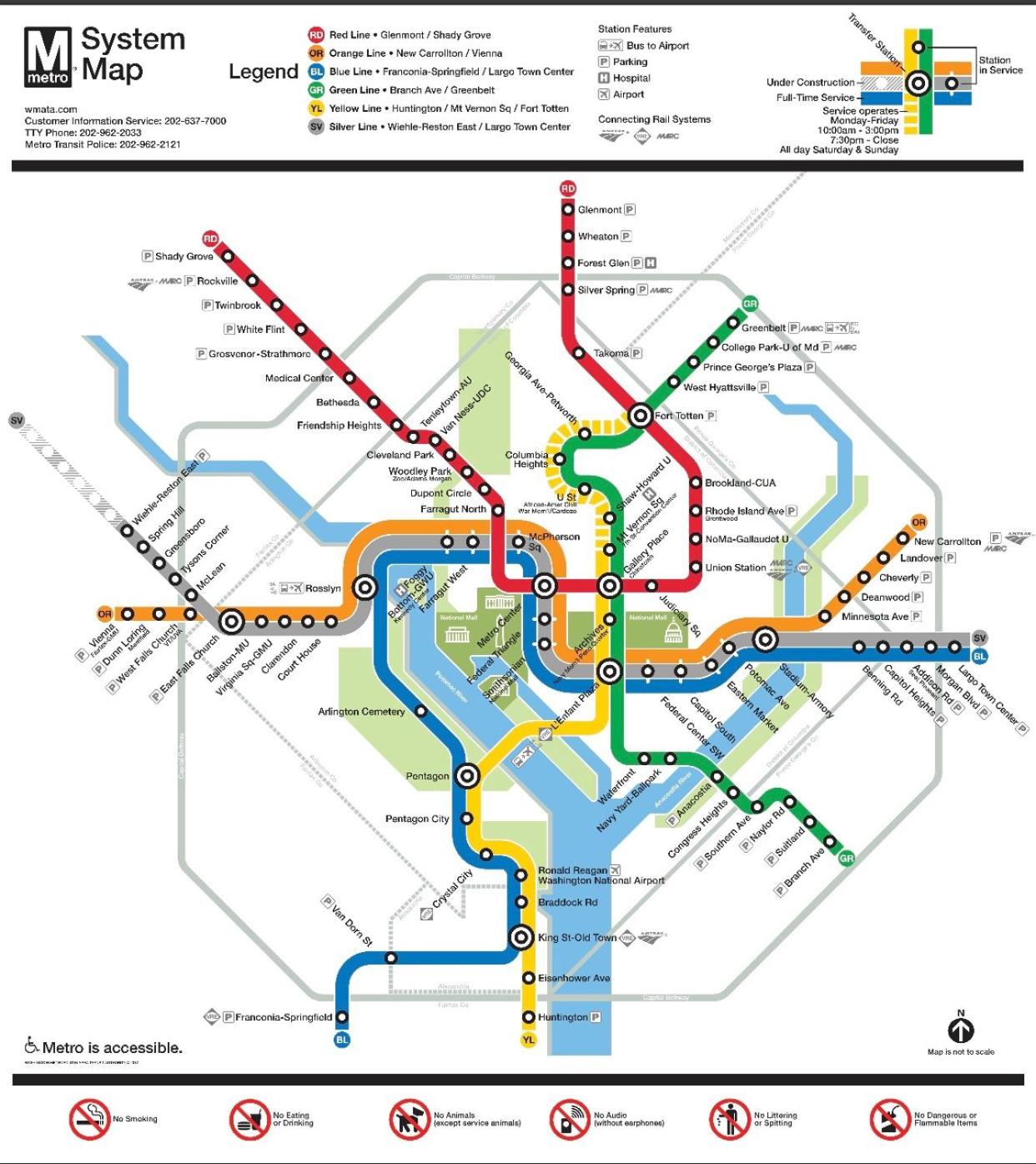 Walk to Georgetown - GWU - Kennedy Center - National Mall - Metro view 3