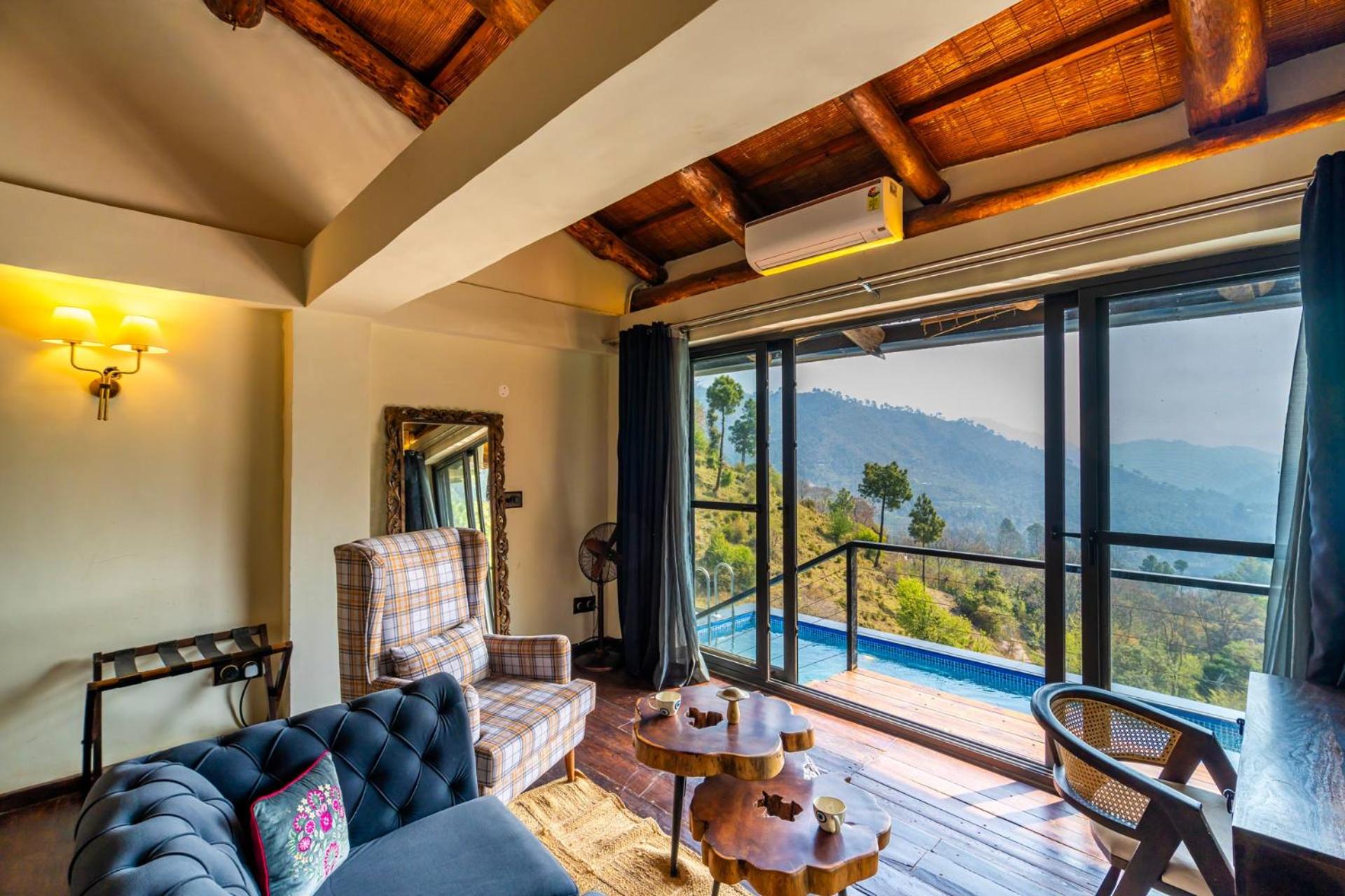 StayVista at Leopards Creek A 4BR Pool Villa with Pool Table view 5