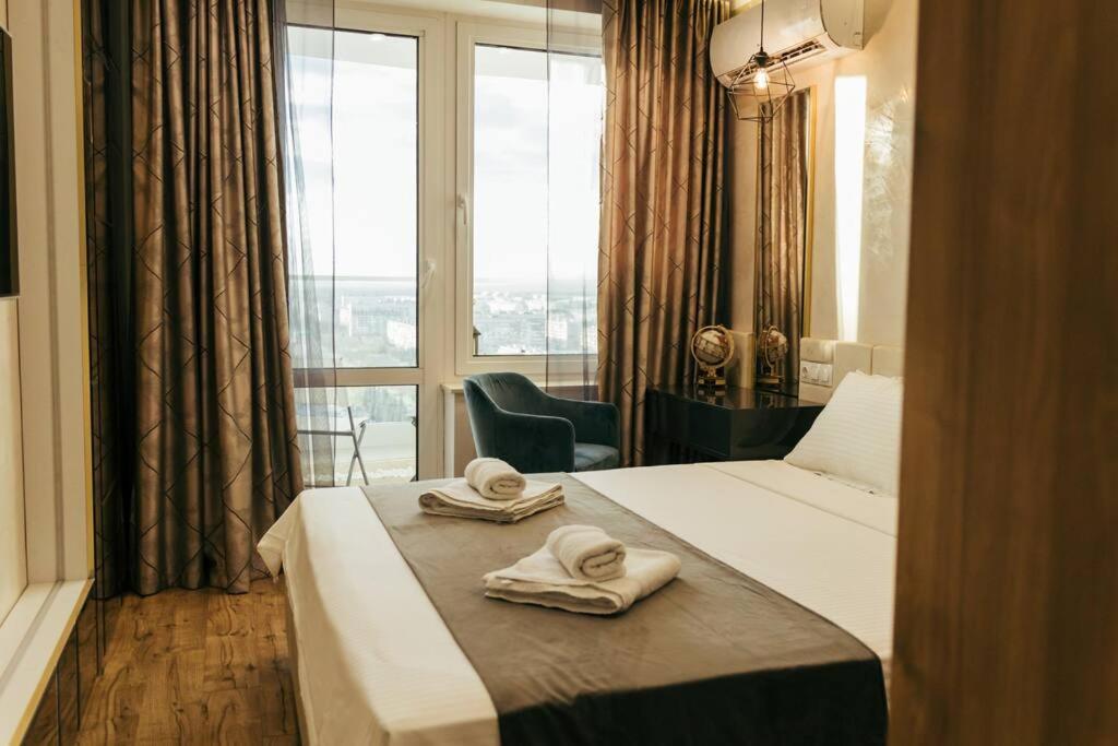Luxury apartment in Central Park Burgas with amazing view + private parking space