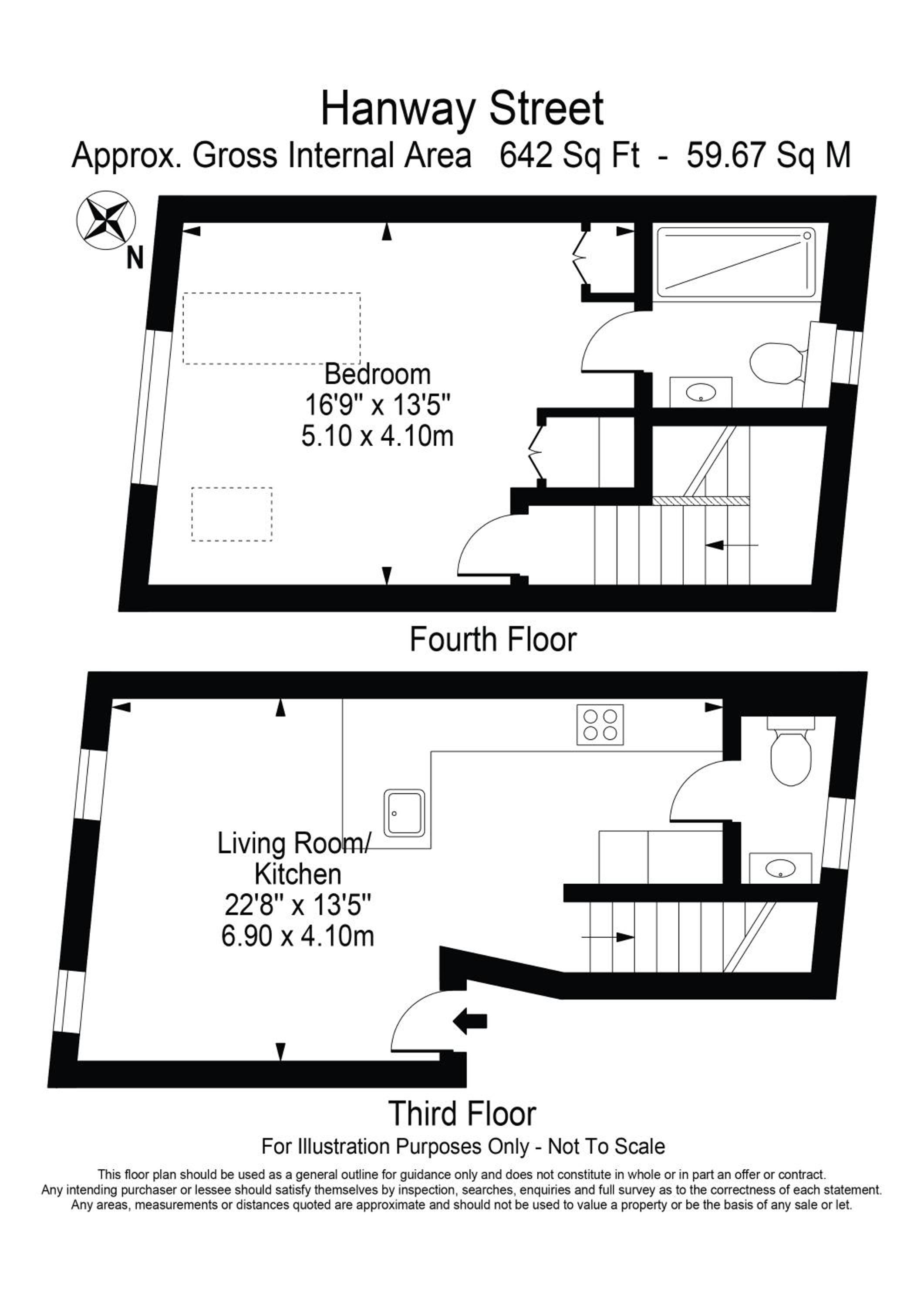 Luxury Covent Garden duplex top floors 1 bed 4pl