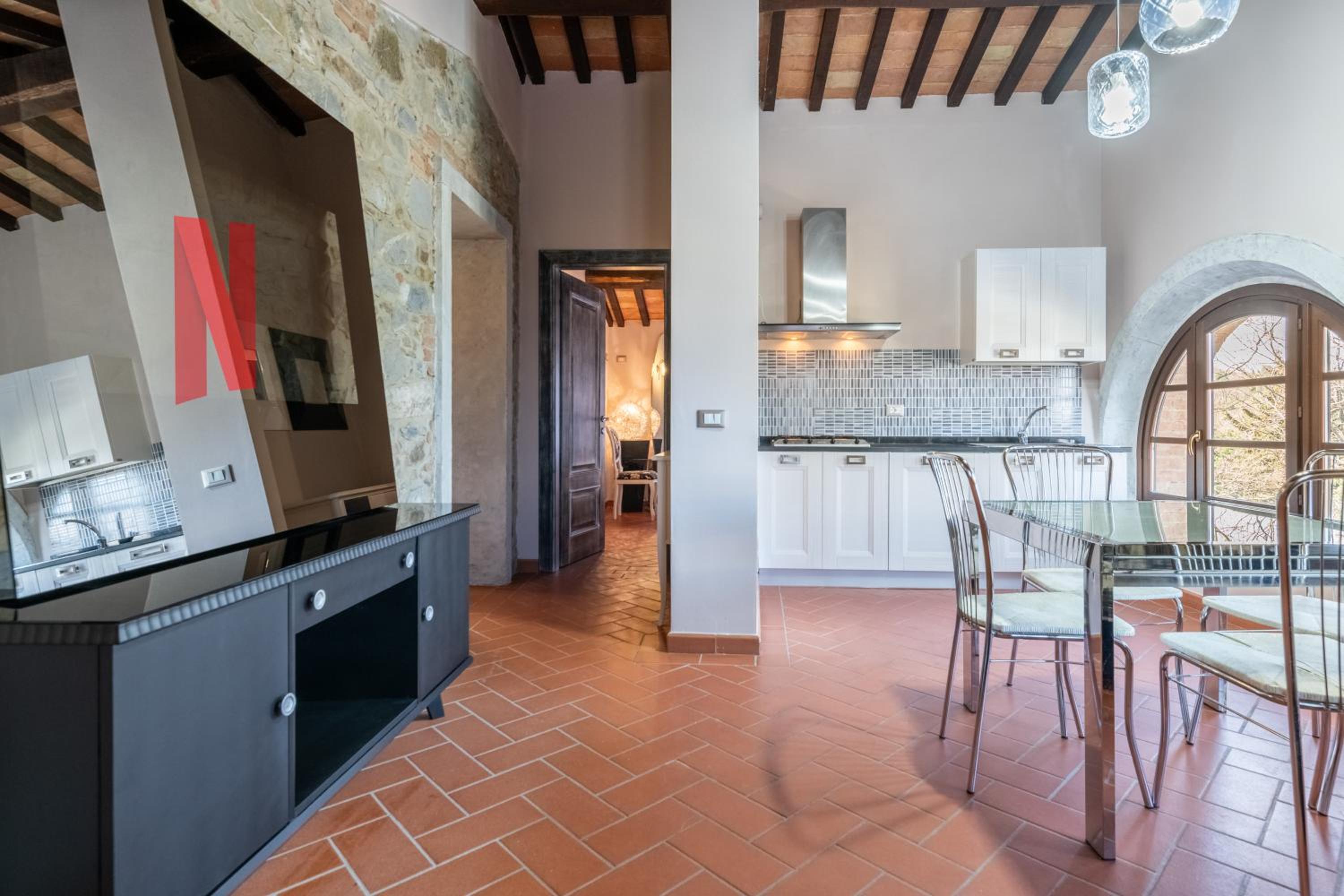 Villa Le Polle di Meletro - Exclusive Tuscan Villa with Private Pool & Panoramic Glass Sauna