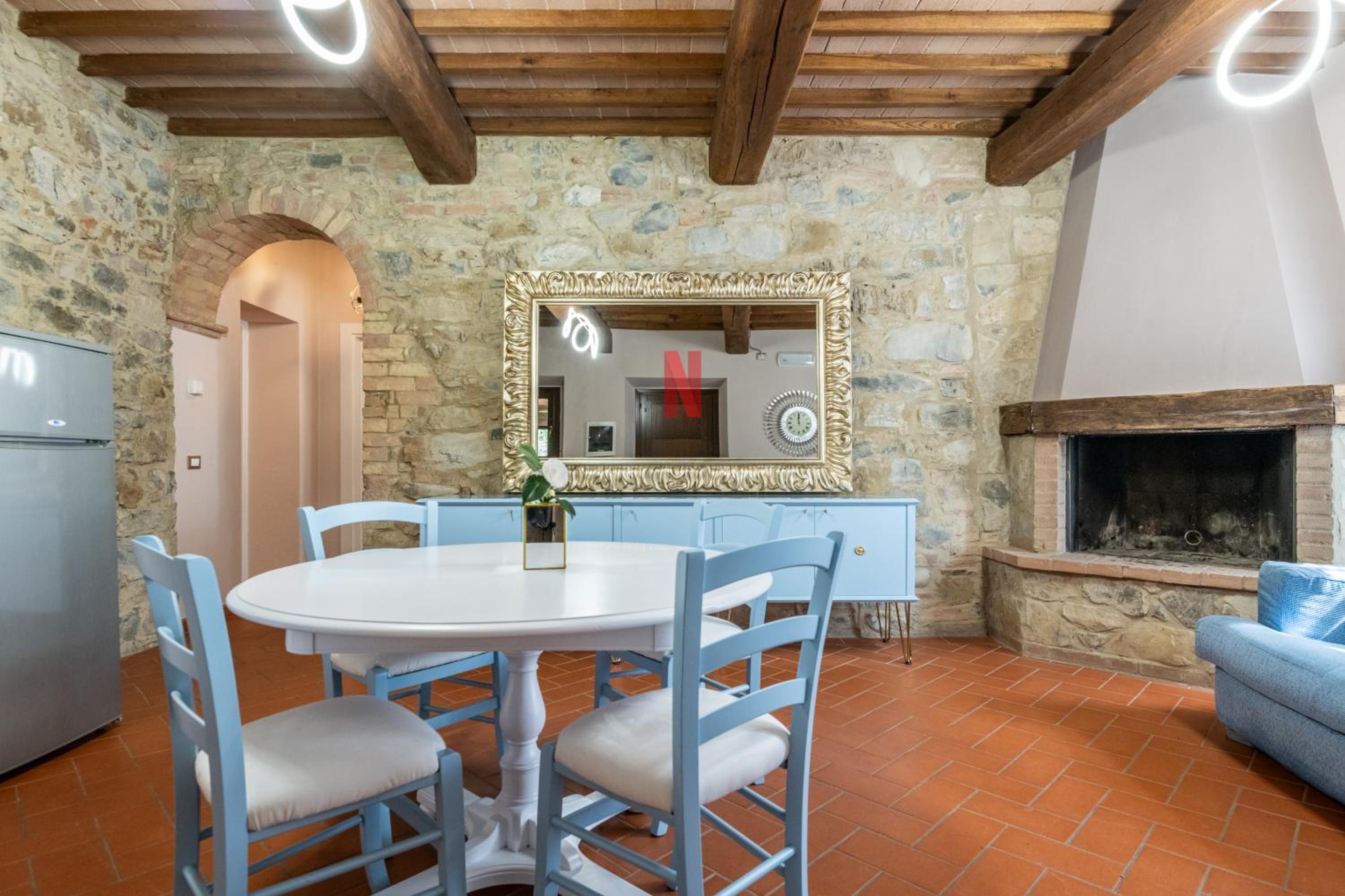 Villa Le Polle di Meletro - Exclusive Tuscan Villa with Private Pool & Panoramic Glass Sauna
