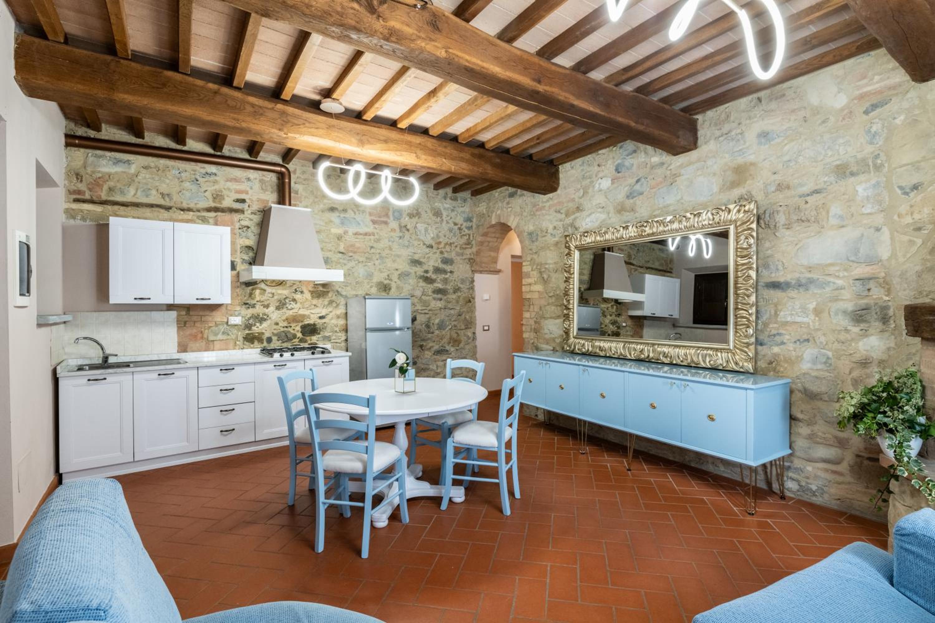 Villa Le Polle di Meletro - Exclusive Tuscan Villa with Private Pool & Panoramic Glass Sauna