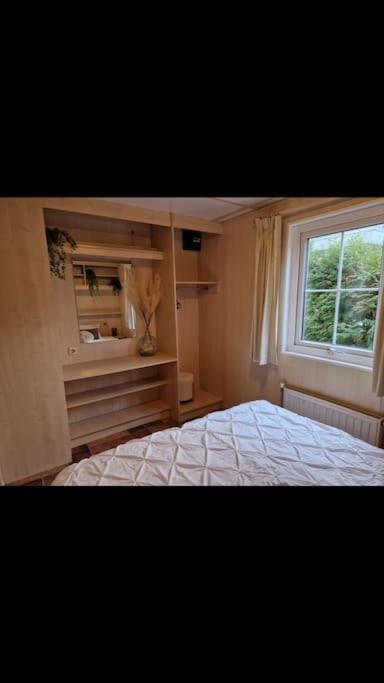 6 persoons chalet op de Veluwe bij binnen en buiten zwembad view 3