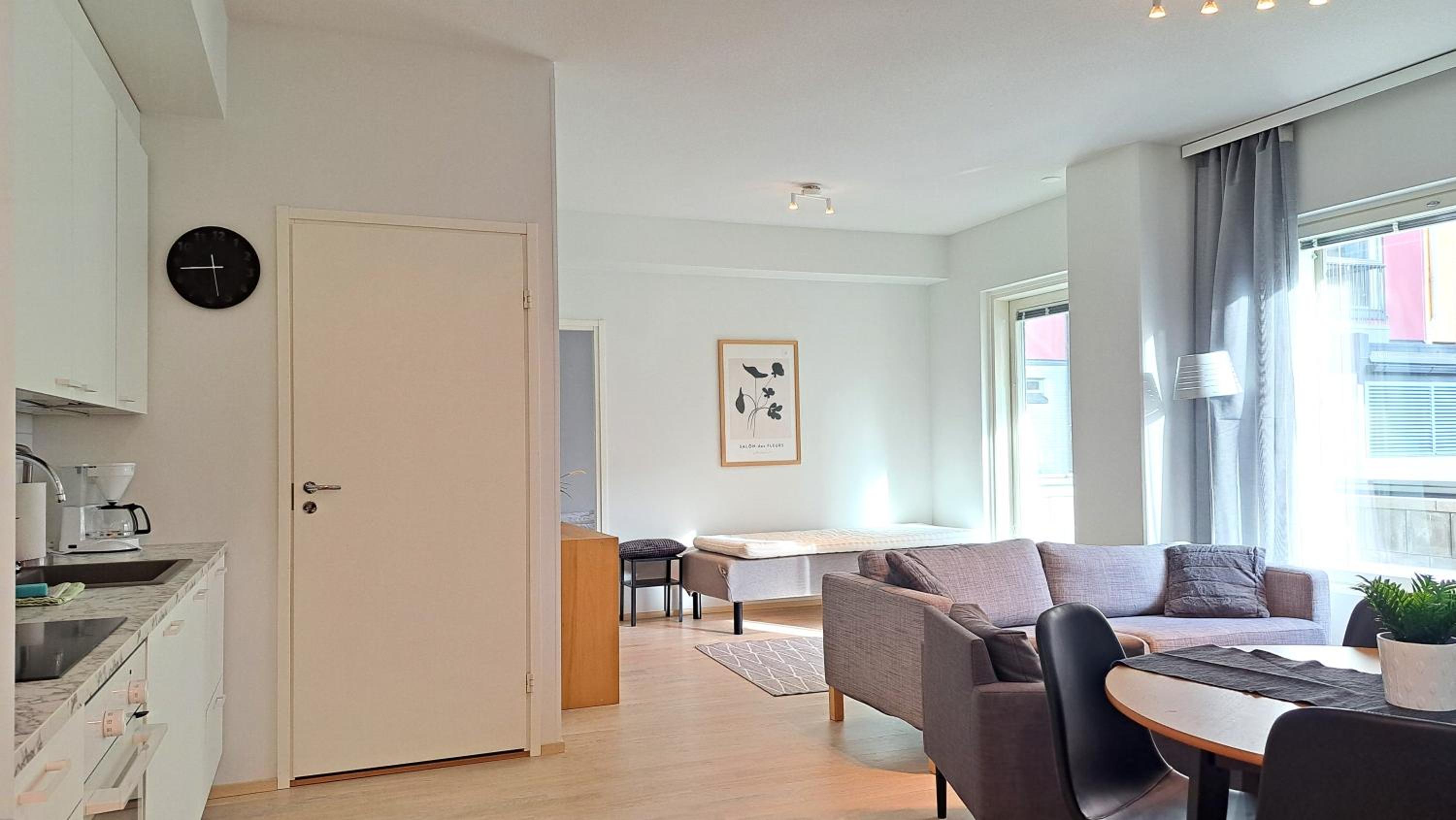 Kotimaailma Apartments, upea uusi kolmio terassilla, Tammela
