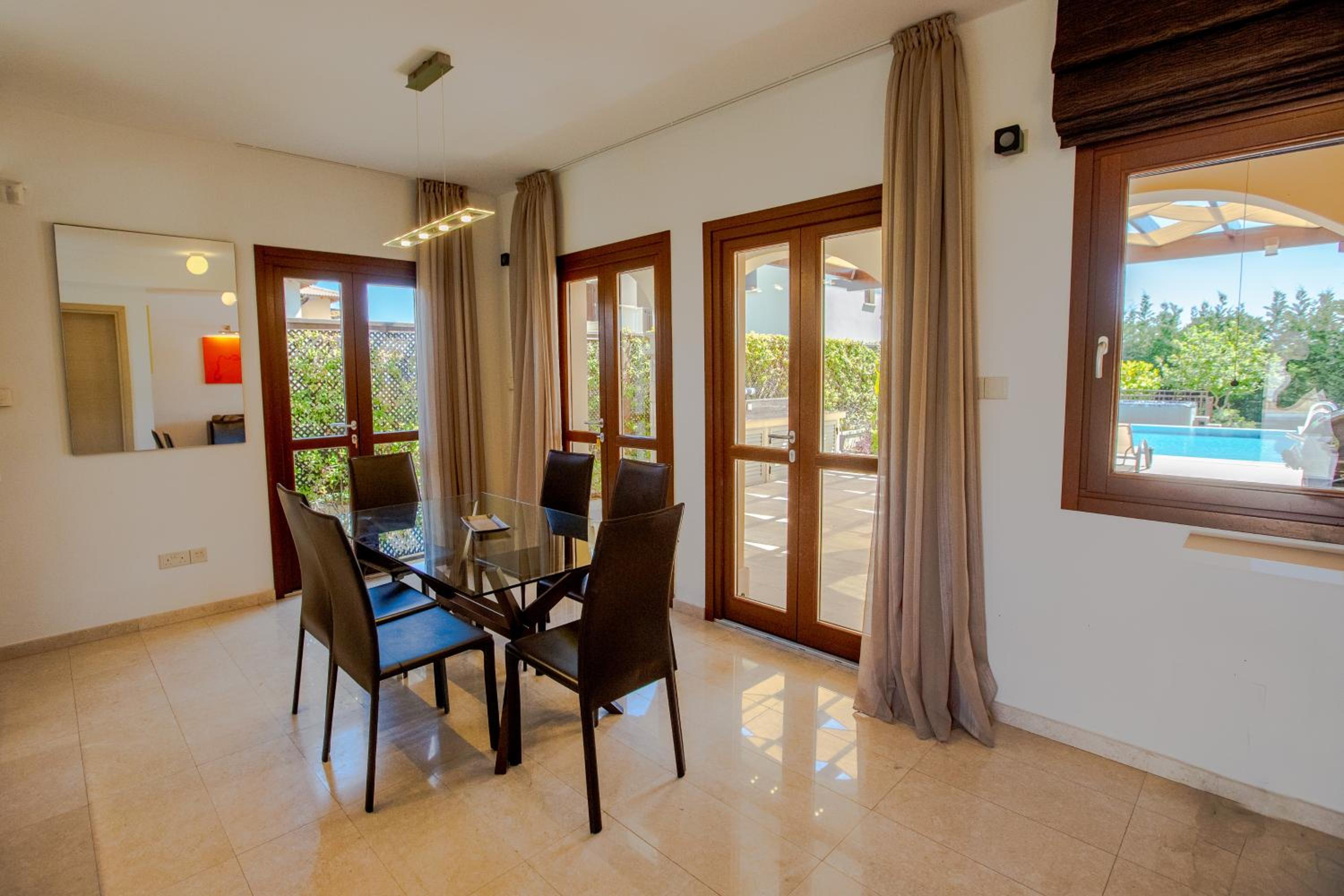 Luxury Elite Villa AJ04 complete with a private, climate controlled pool and a relaxing outdoor Jacuzzi, Aphrodite Hills Resort
