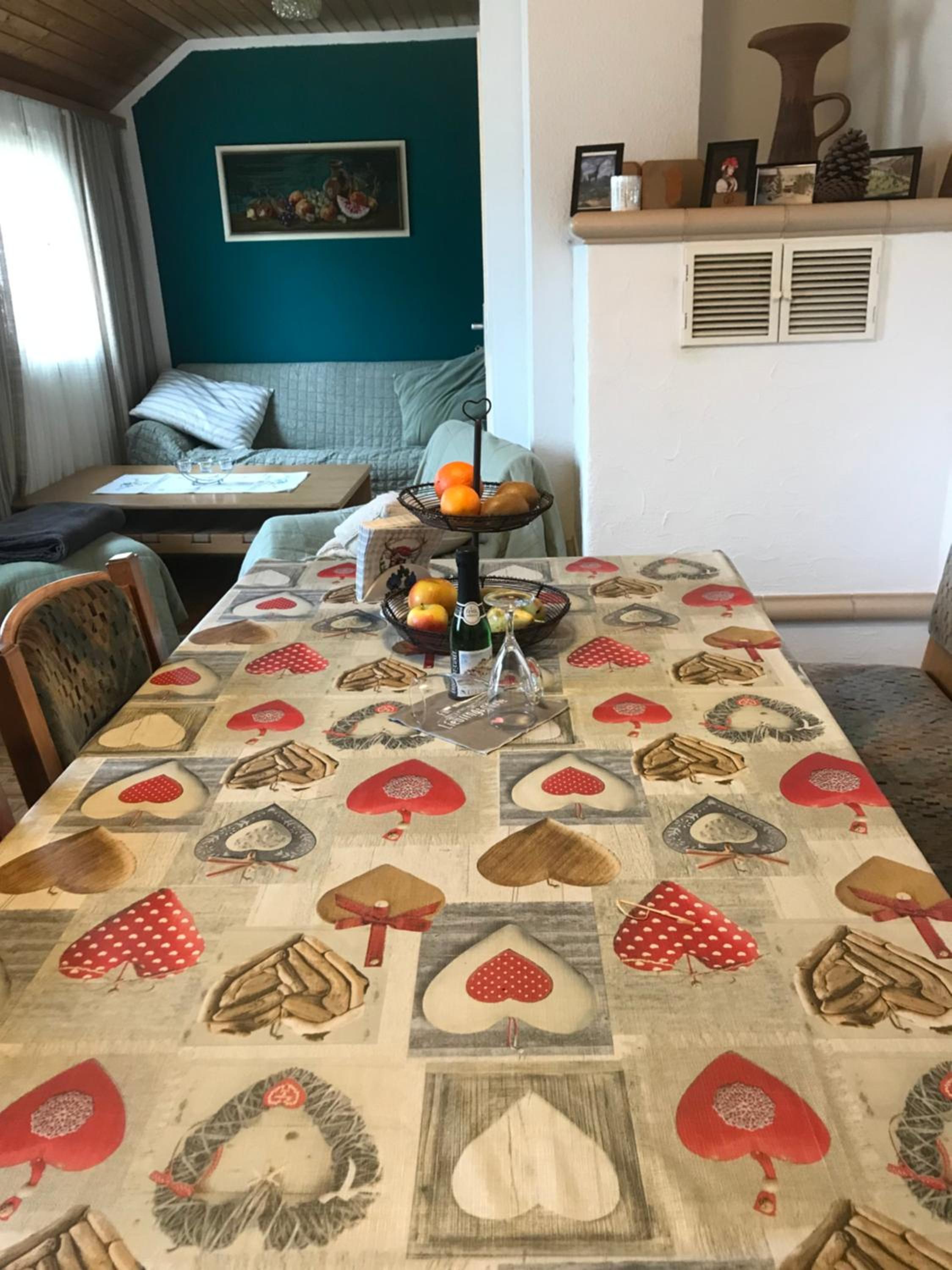 Retro Ferienwohnung mit Schlossblick im Nordschwarzwald