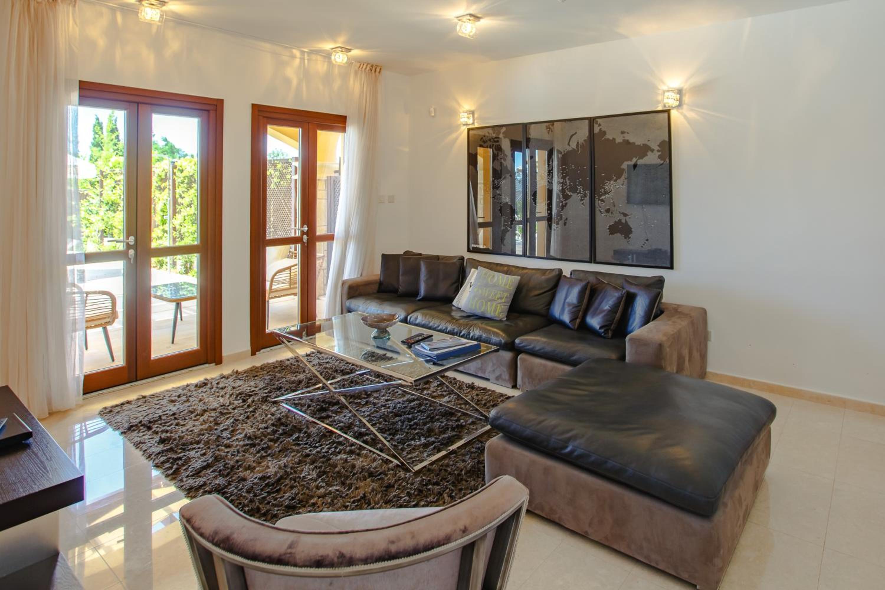 Luxury Elite Villa AJ06 complete with a private, climate controlled pool and a relaxing outdoor Jacuzzi, Aphrodite Hills Resort