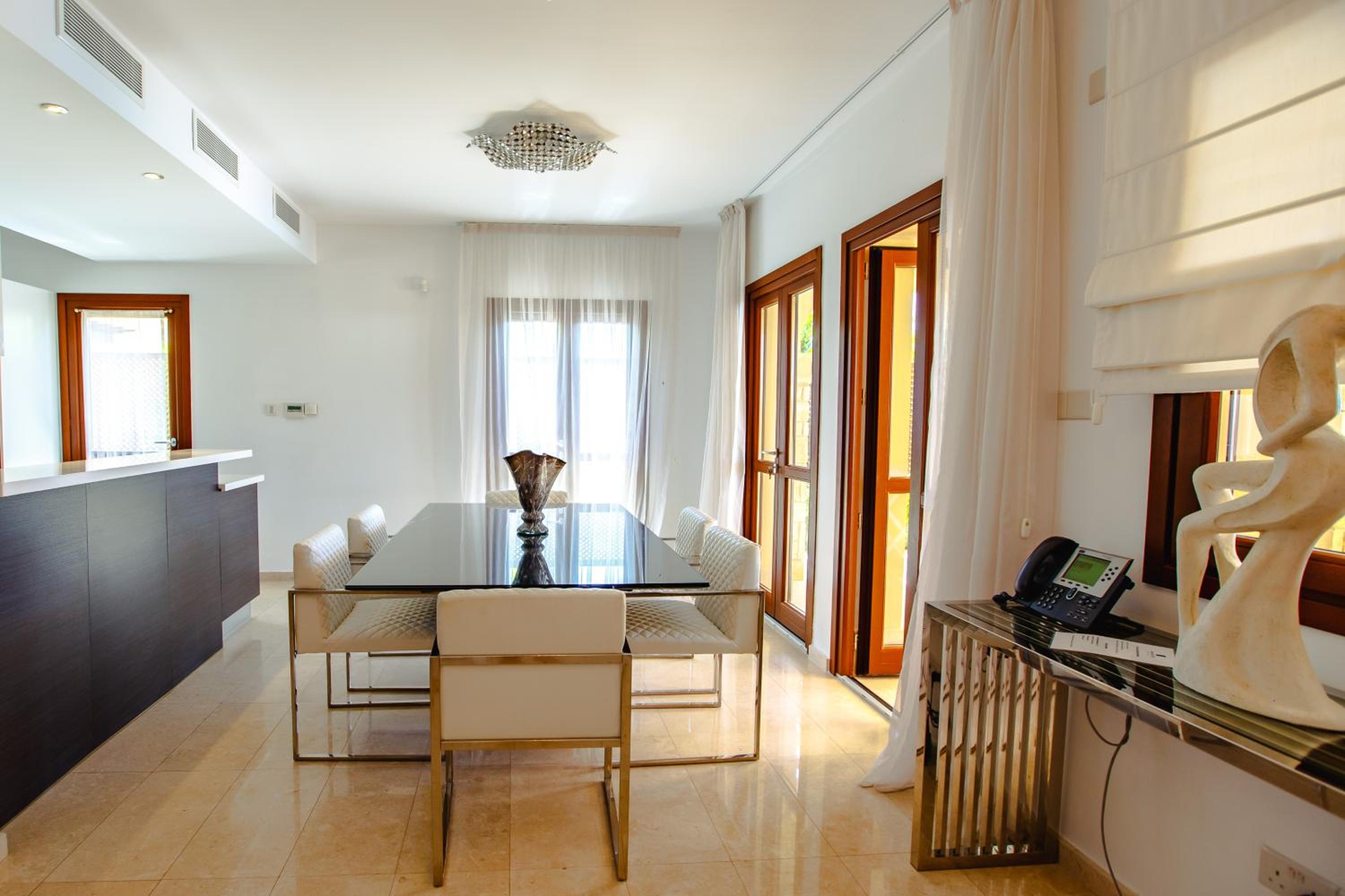 Luxury Elite Villa AJ06 complete with a private, climate controlled pool and a relaxing outdoor Jacuzzi, Aphrodite Hills Resort