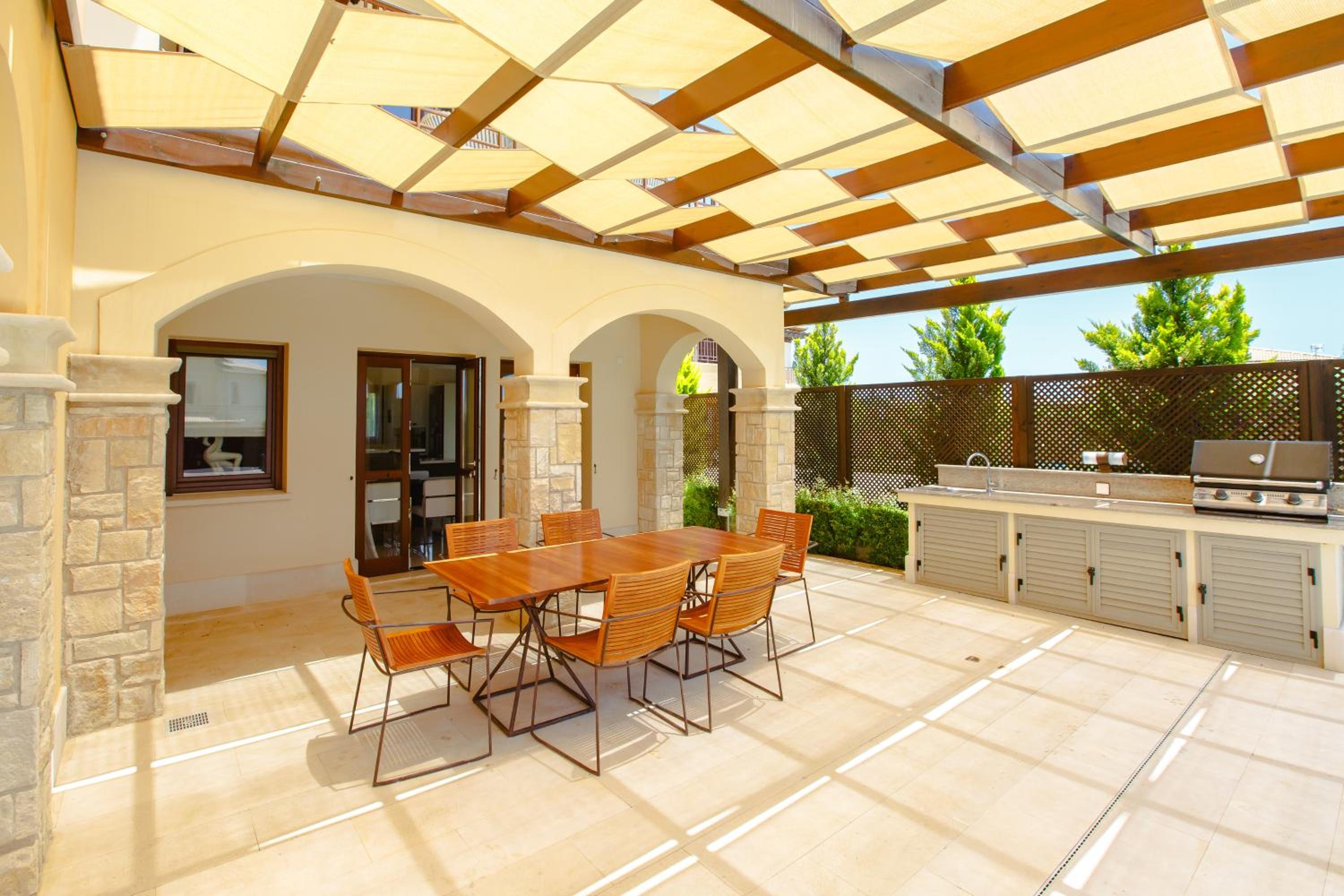 Luxury Elite Villa AJ06 complete with a private, climate controlled pool and a relaxing outdoor Jacuzzi, Aphrodite Hills Resort