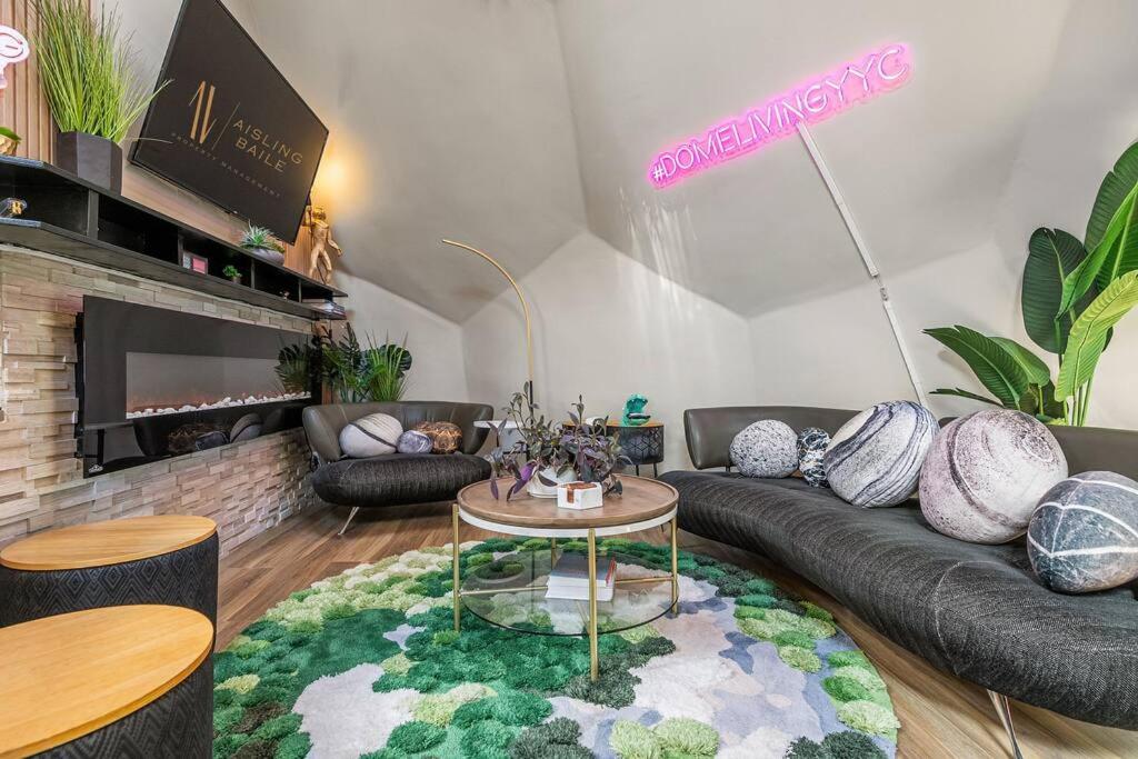 Dome House YYC, Iconic, Luxury, Backyard Oasis
