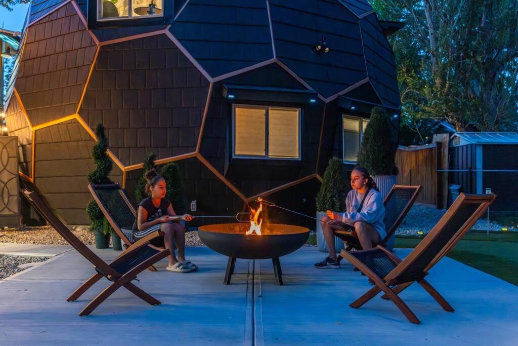 Dome House YYC, Iconic, Luxury, Backyard Oasis