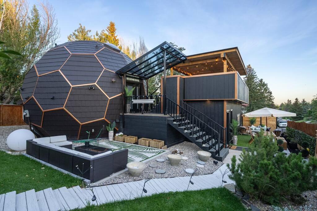 Dome House YYC, Iconic, Luxury, Backyard Oasis
