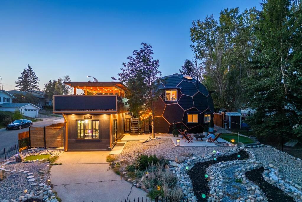 Dome House YYC, Iconic, Luxury, Backyard Oasis