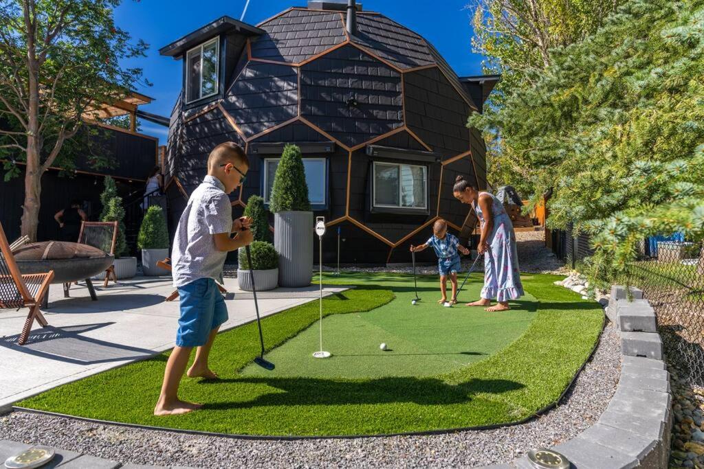 Dome House YYC, Iconic, Luxury, Backyard Oasis