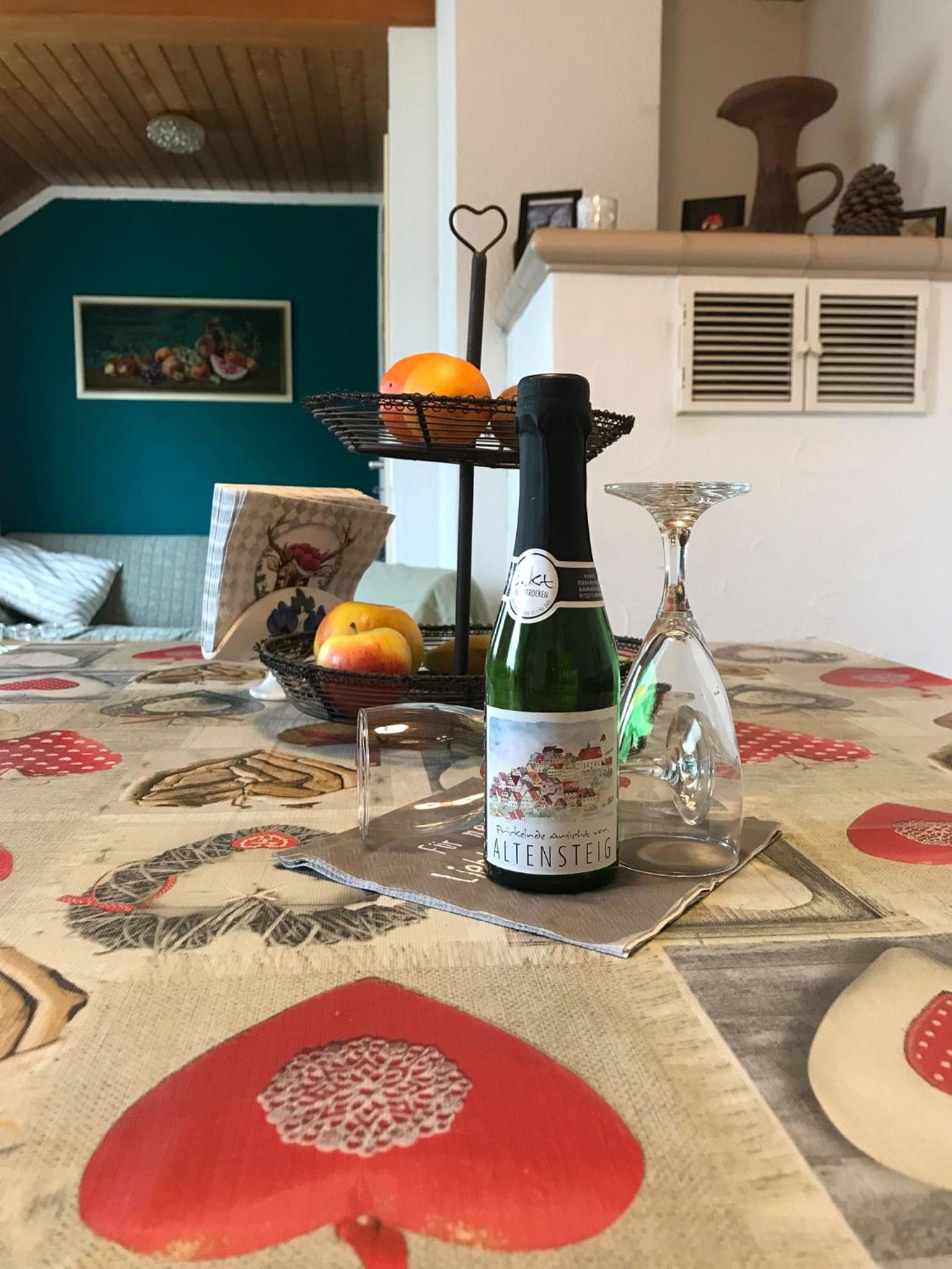 Retro Ferienwohnung mit Schlossblick im Nordschwarzwald