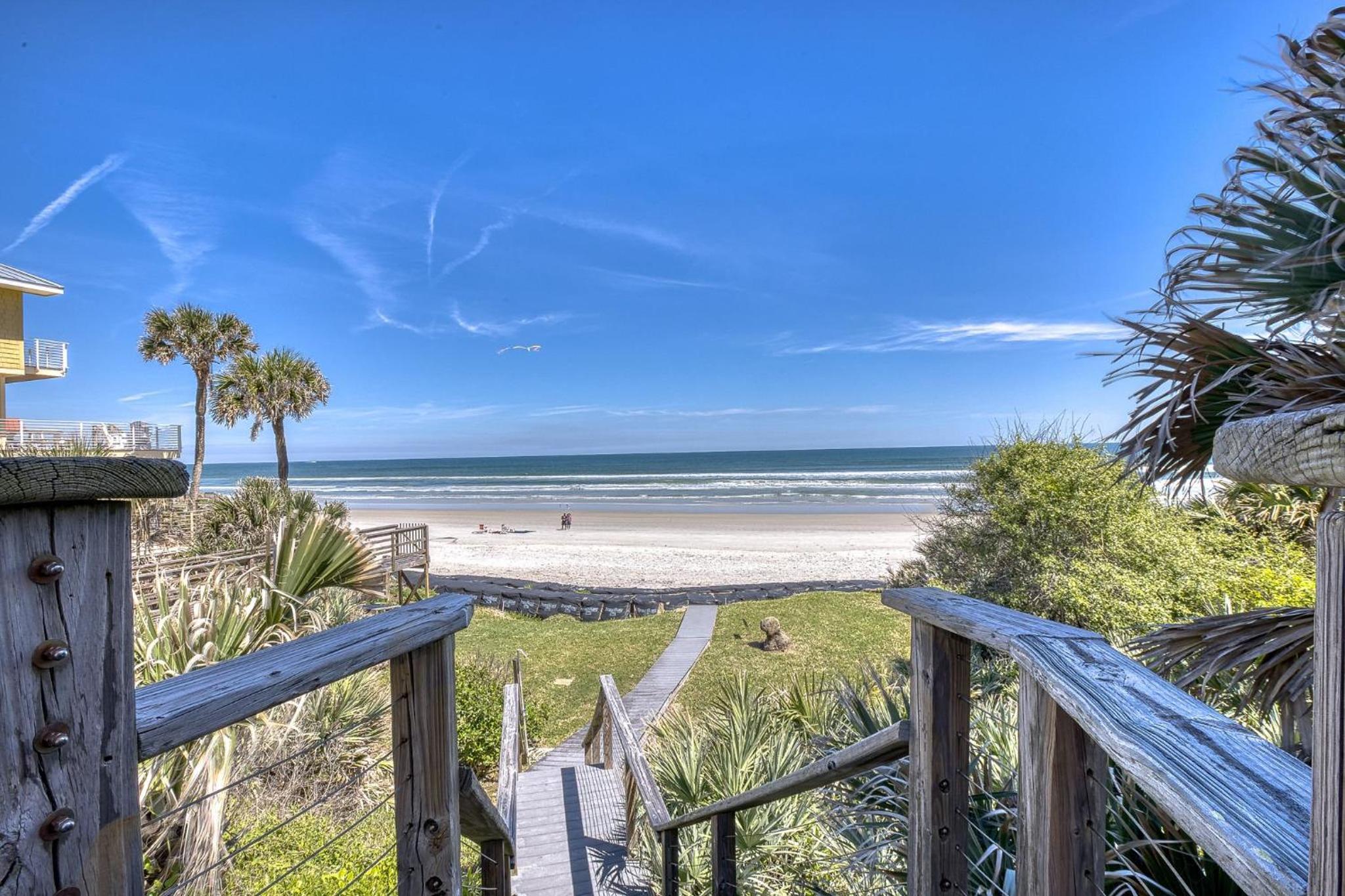 Oceanfront Home in NSB on No Drive Beach 4009S view 2