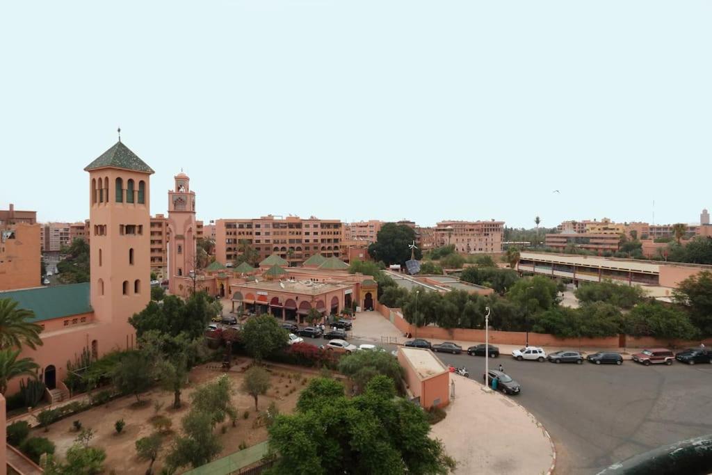 Typical large central appt in Gueliz with nice view