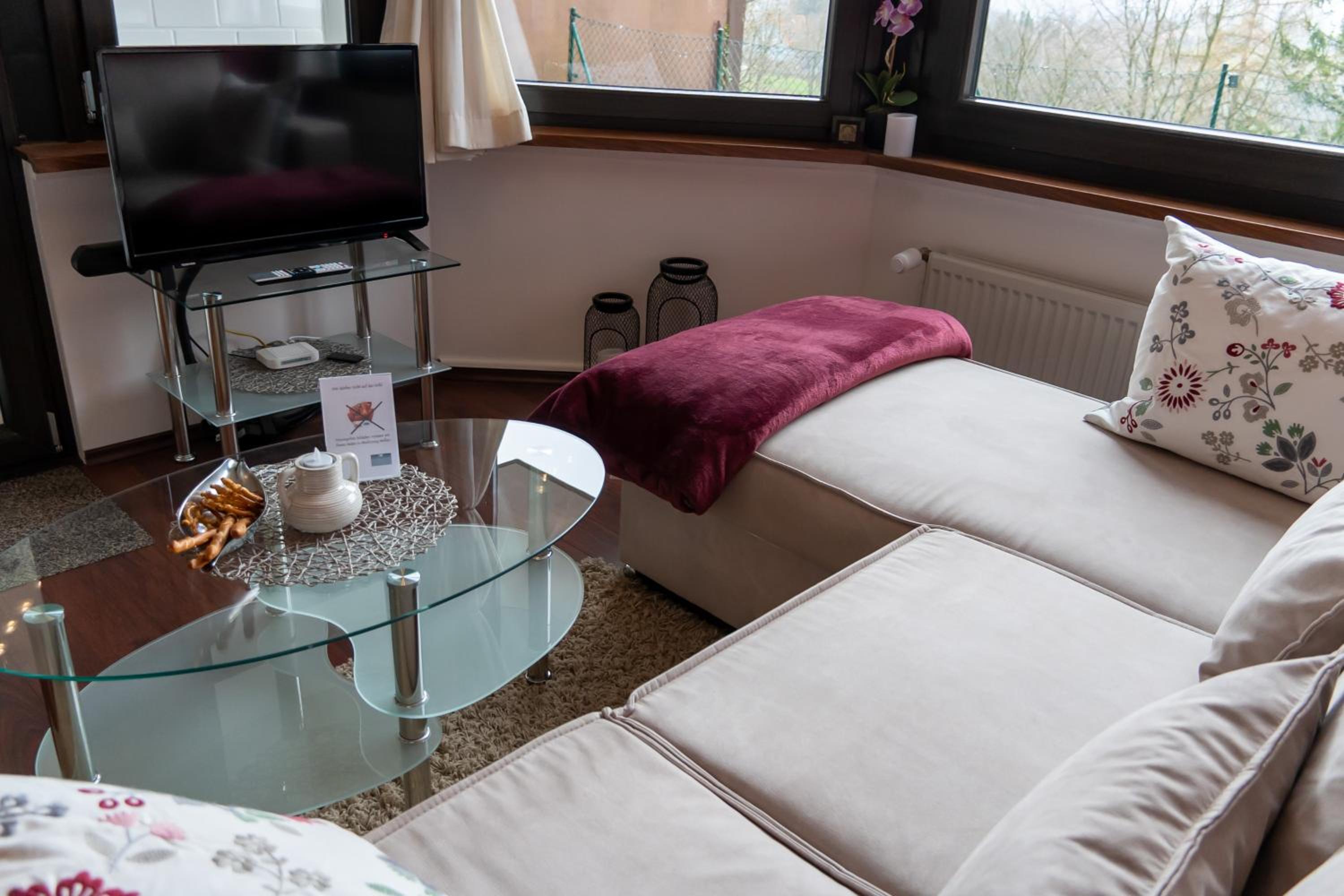 FeWo Harzer Weitblick, bis 2 Hunde Willkommen, W-Lan, 2x Smart TV, DTV 4 Sterne, 4 Pfoten