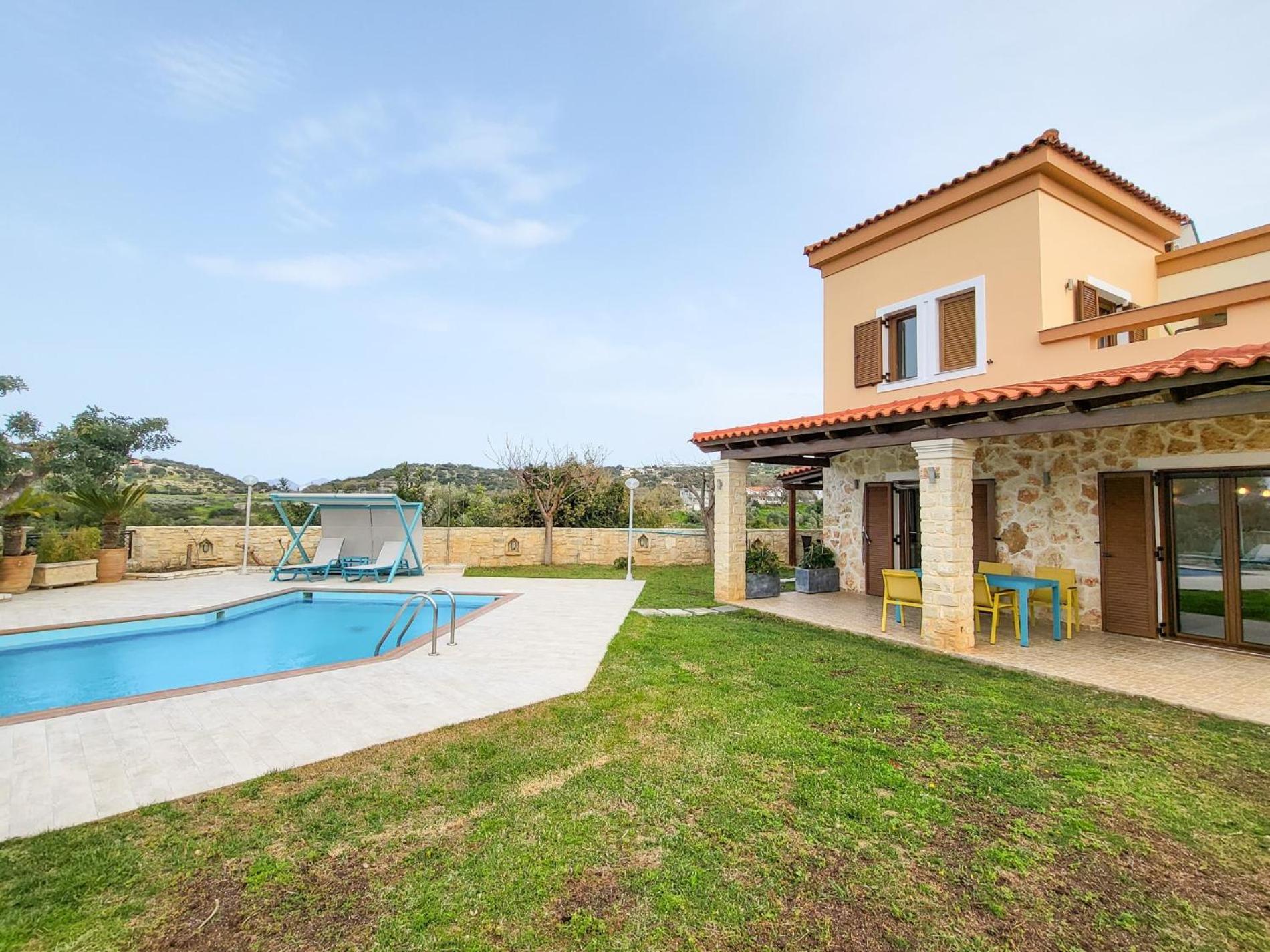 Agnanti Marina villa with private pool view 3