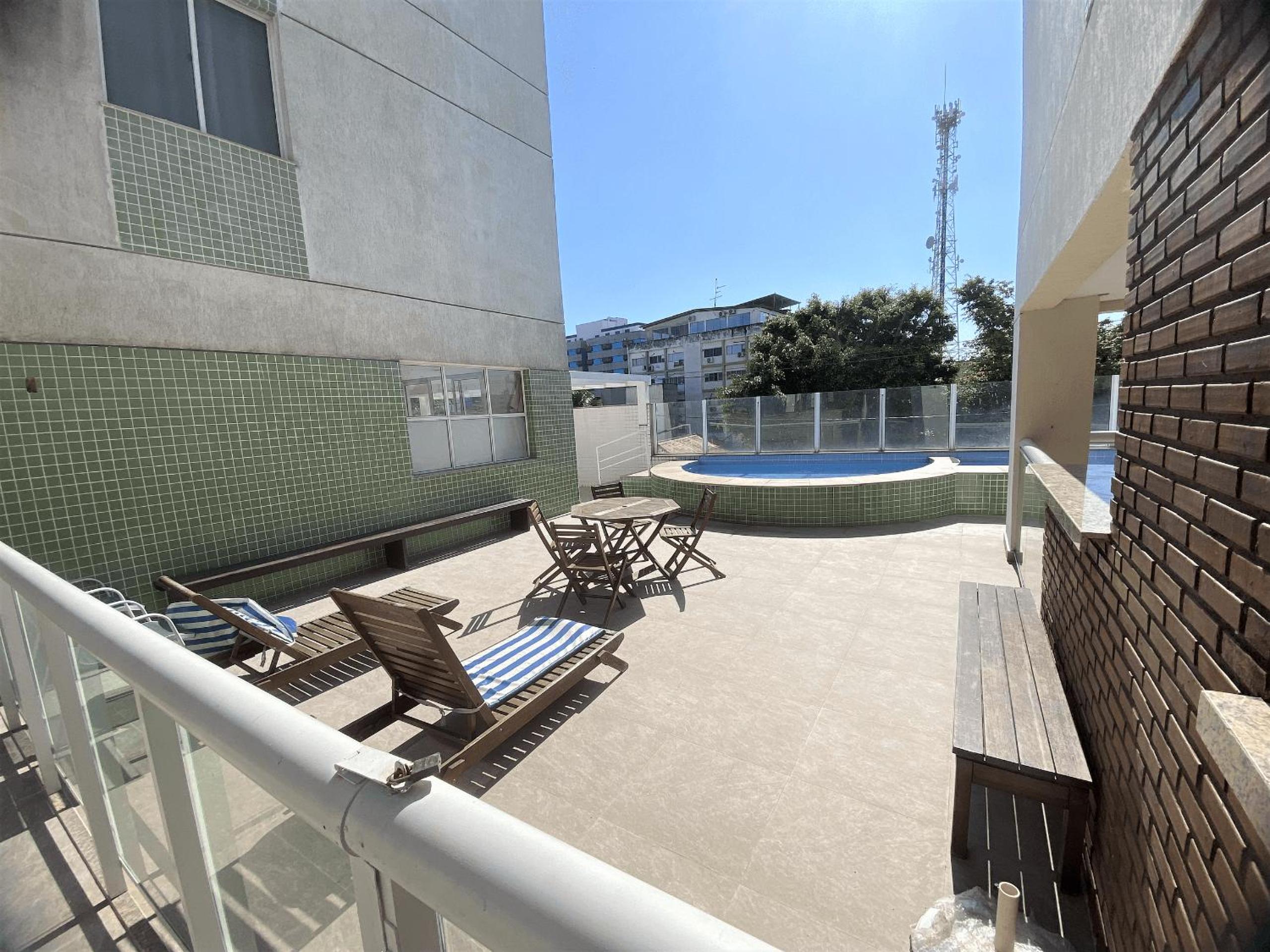 lindo 3qts AR Churrasqueira Piscina Centro Forte Cabo Frio
