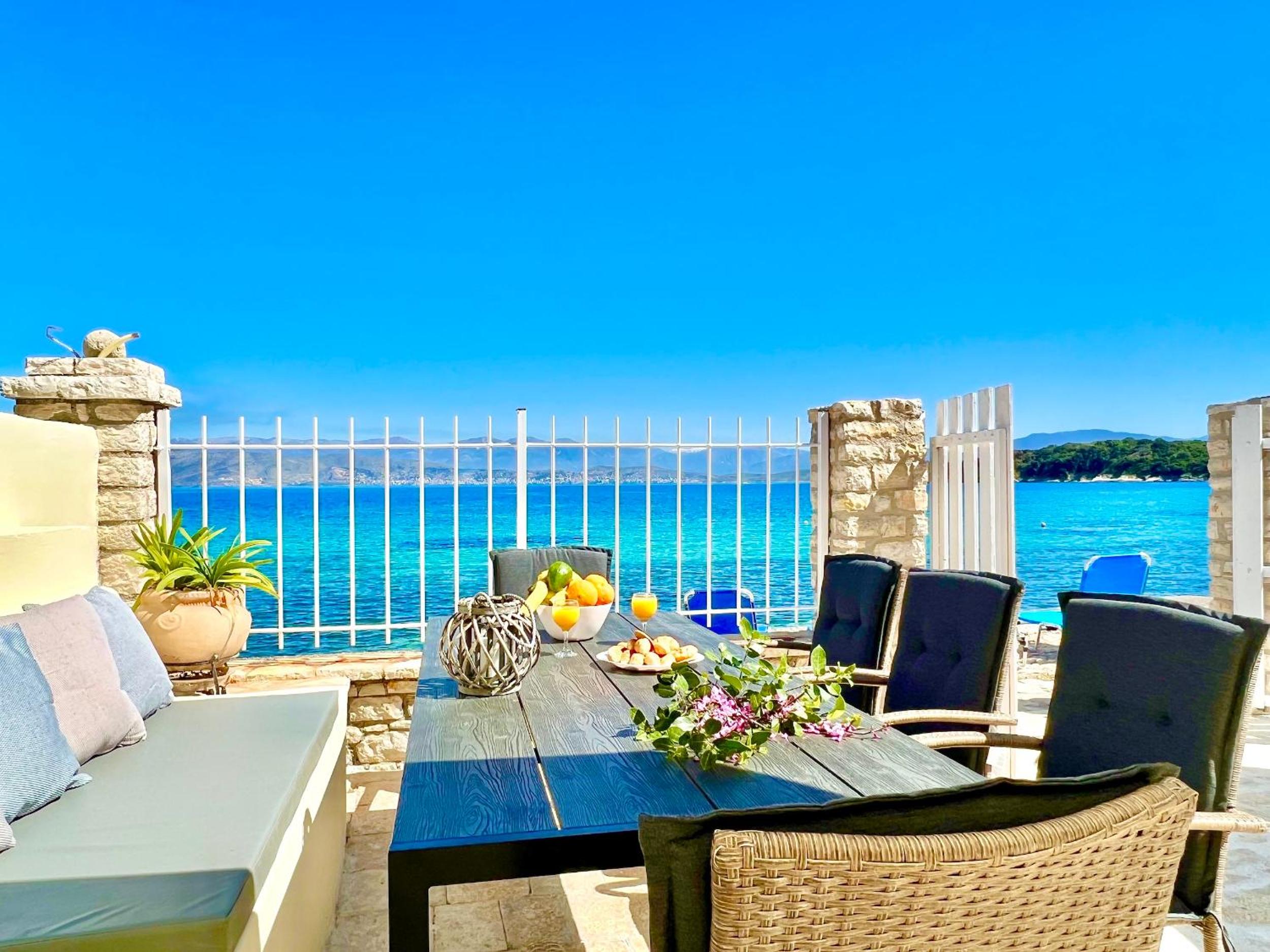 Beachfront House Christina with private heatable pool by DadoVillas view 3