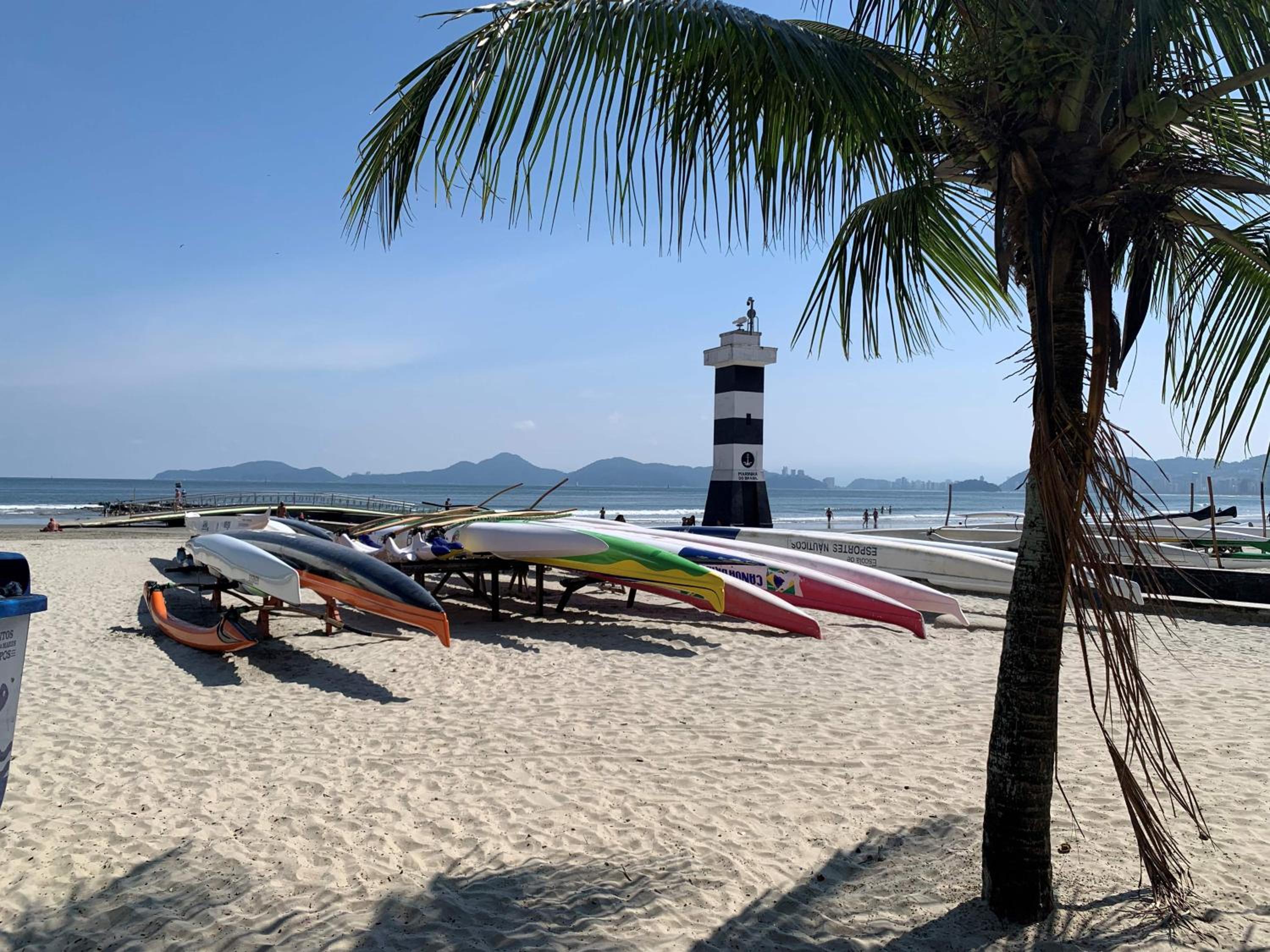 Apartamento em Santos na Ponta da Praia