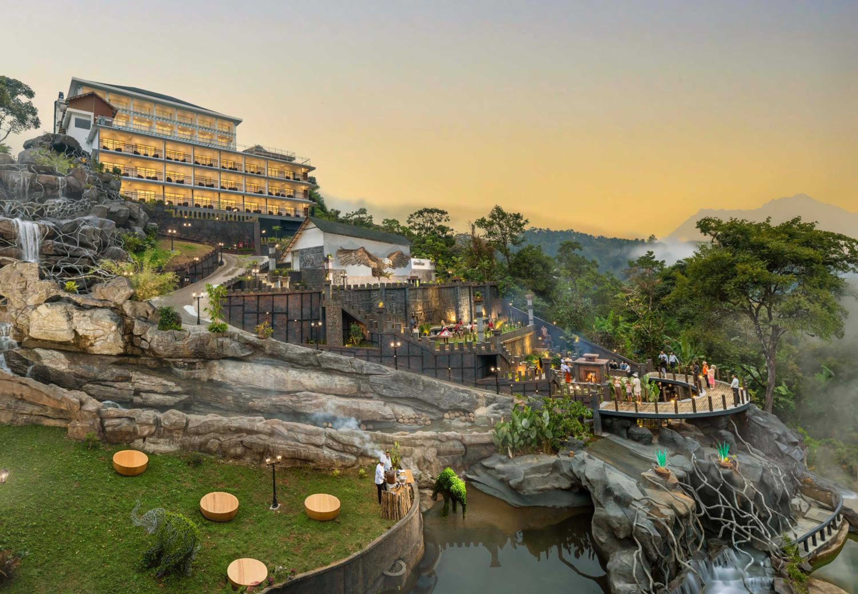 The Grand Cliff Munnar Five Star Classified Resort in Munnar, Kerala, Viripara