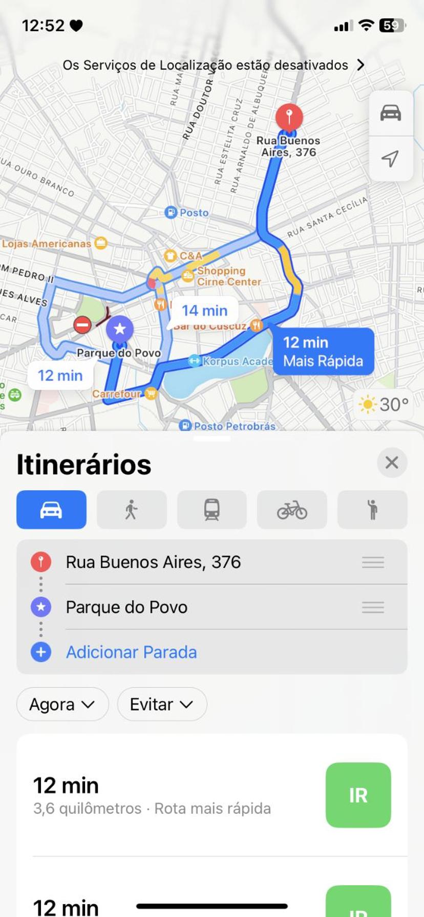 Apto 10 min do parque do povo