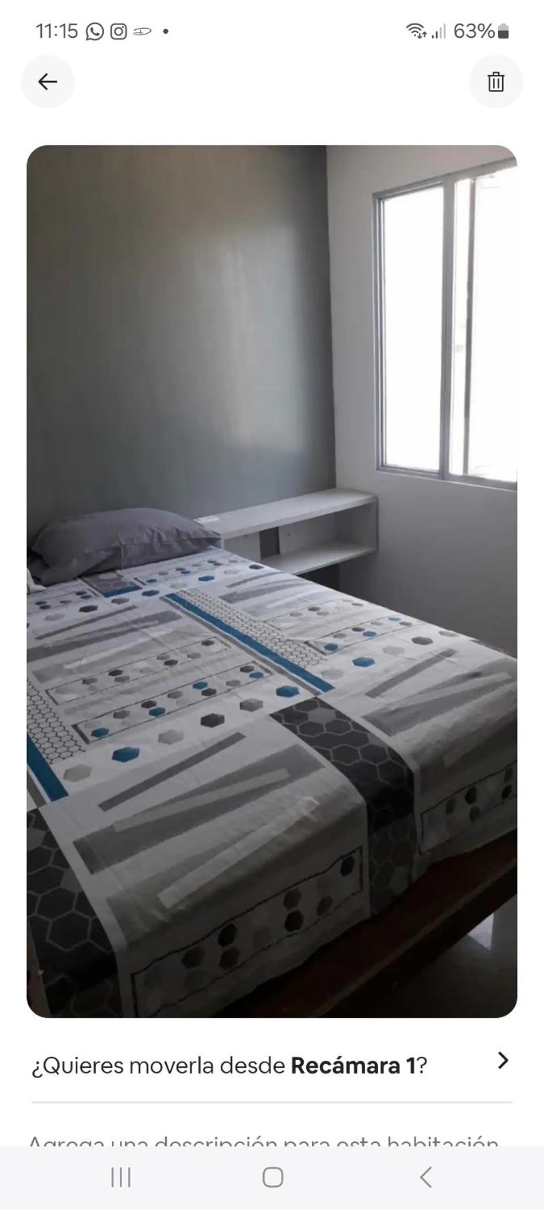 Moderno departamento vacacional.