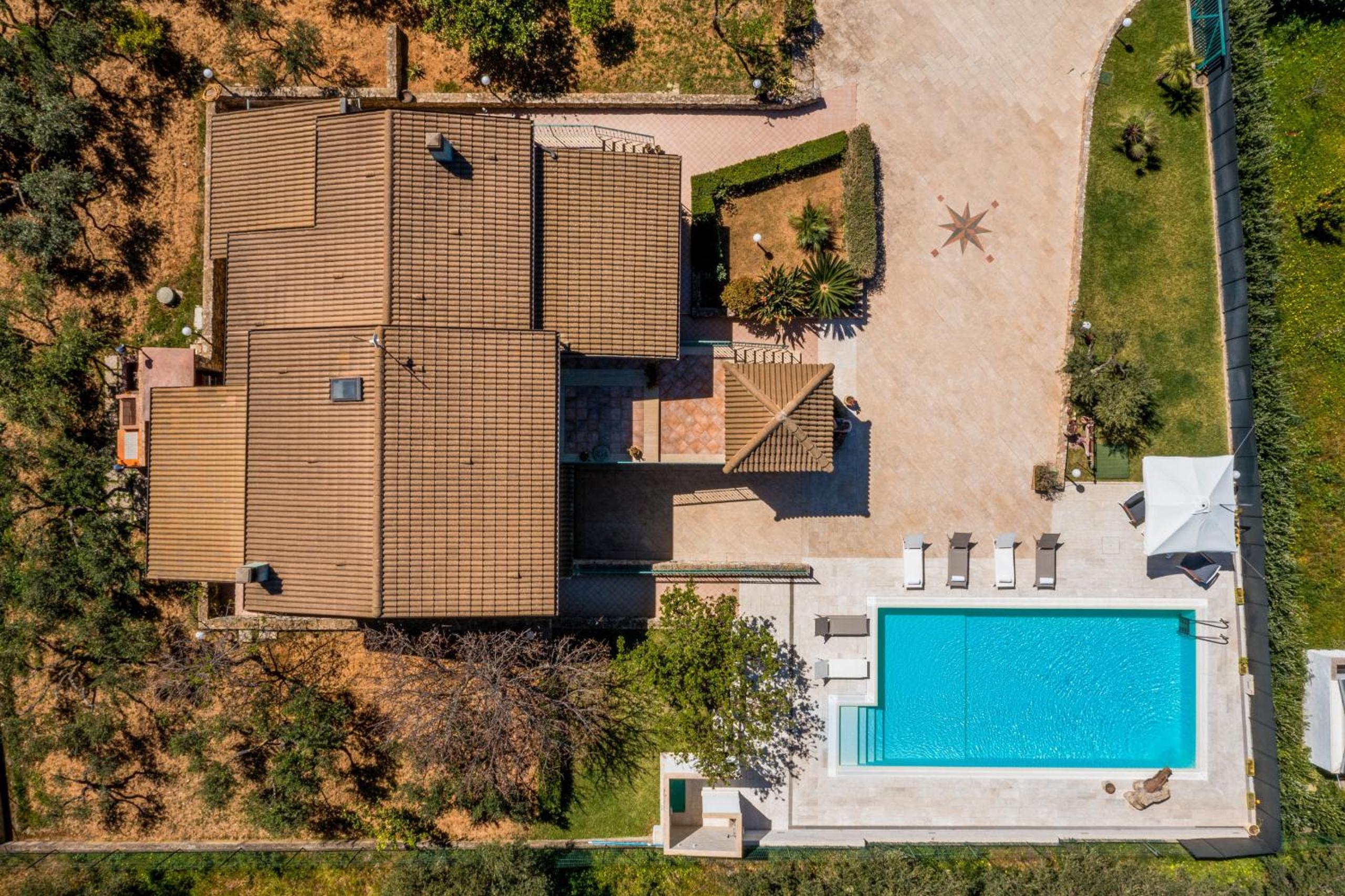 Villa Miceli en Scopello — recepcion & lobby